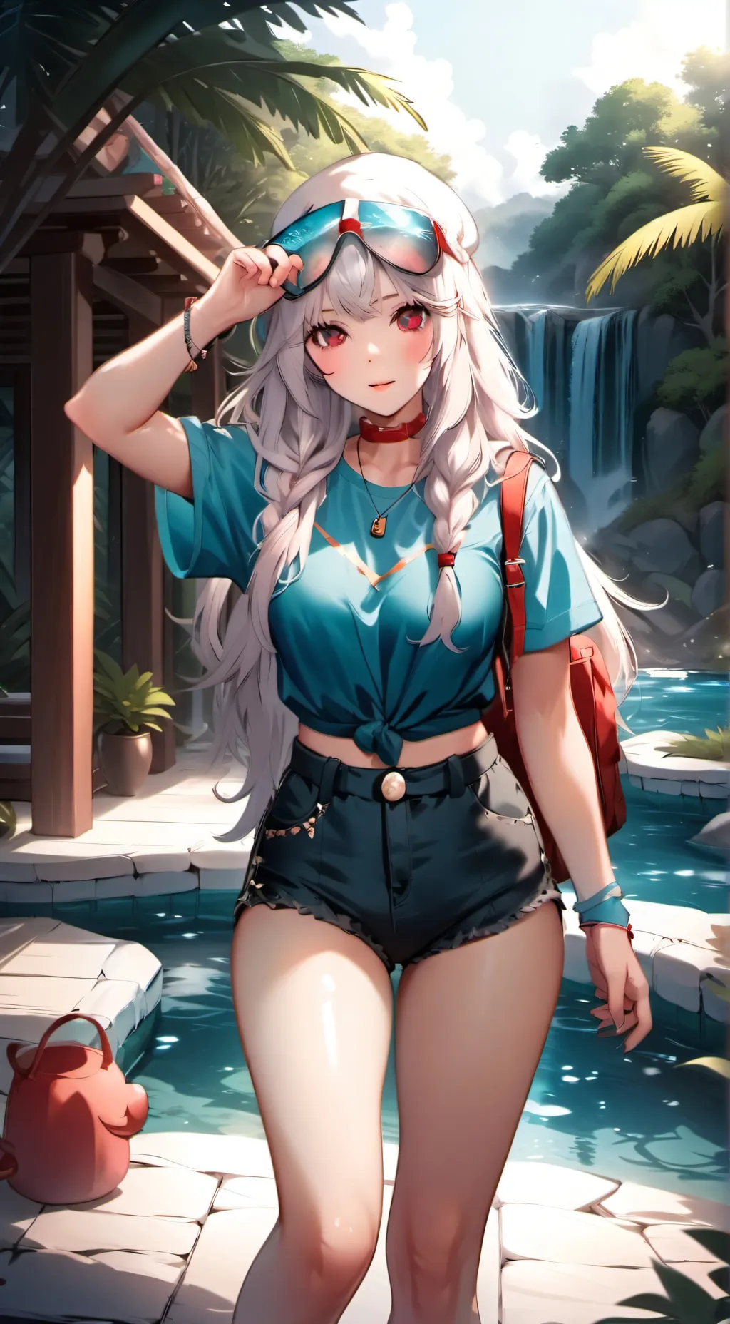 ai character: Magic School trip background