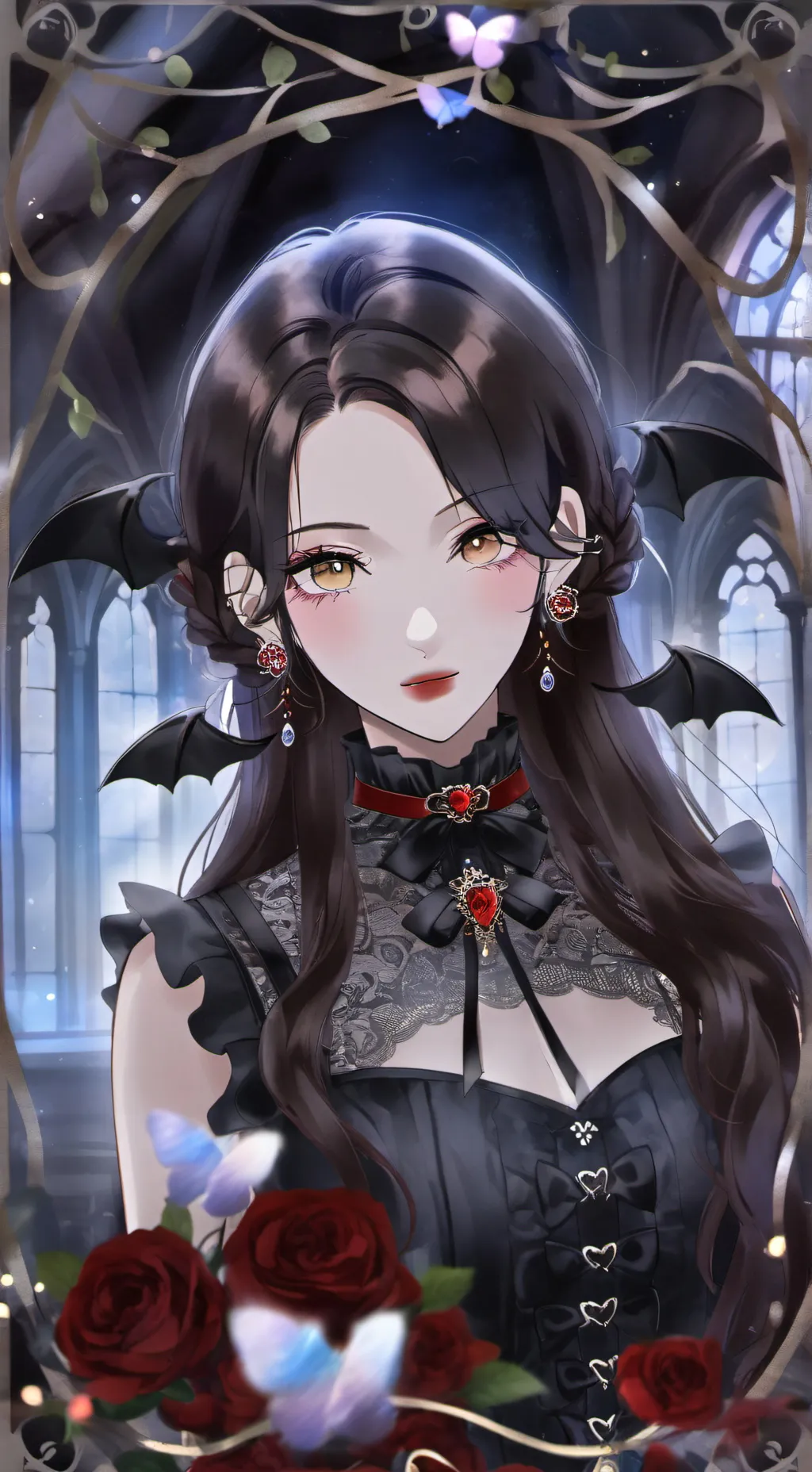 ai character: vampire gf background