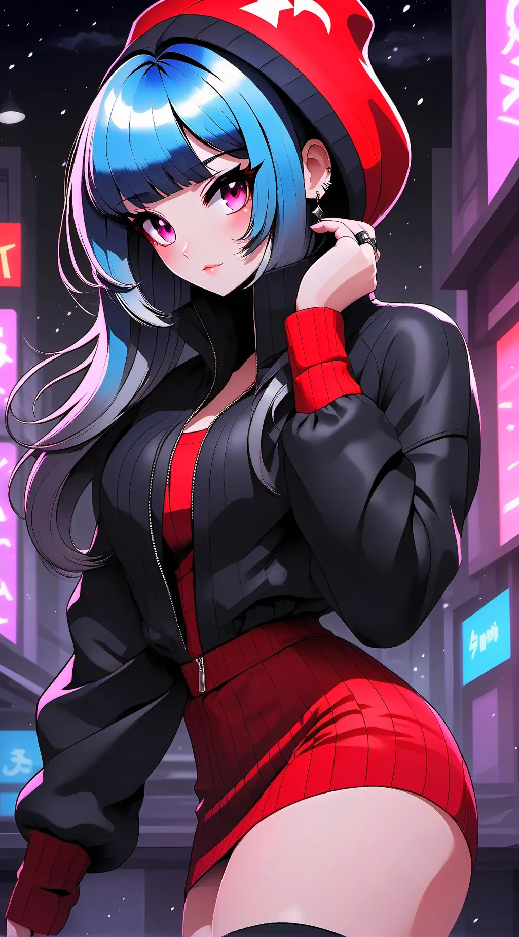 ai character: Anaïs  background