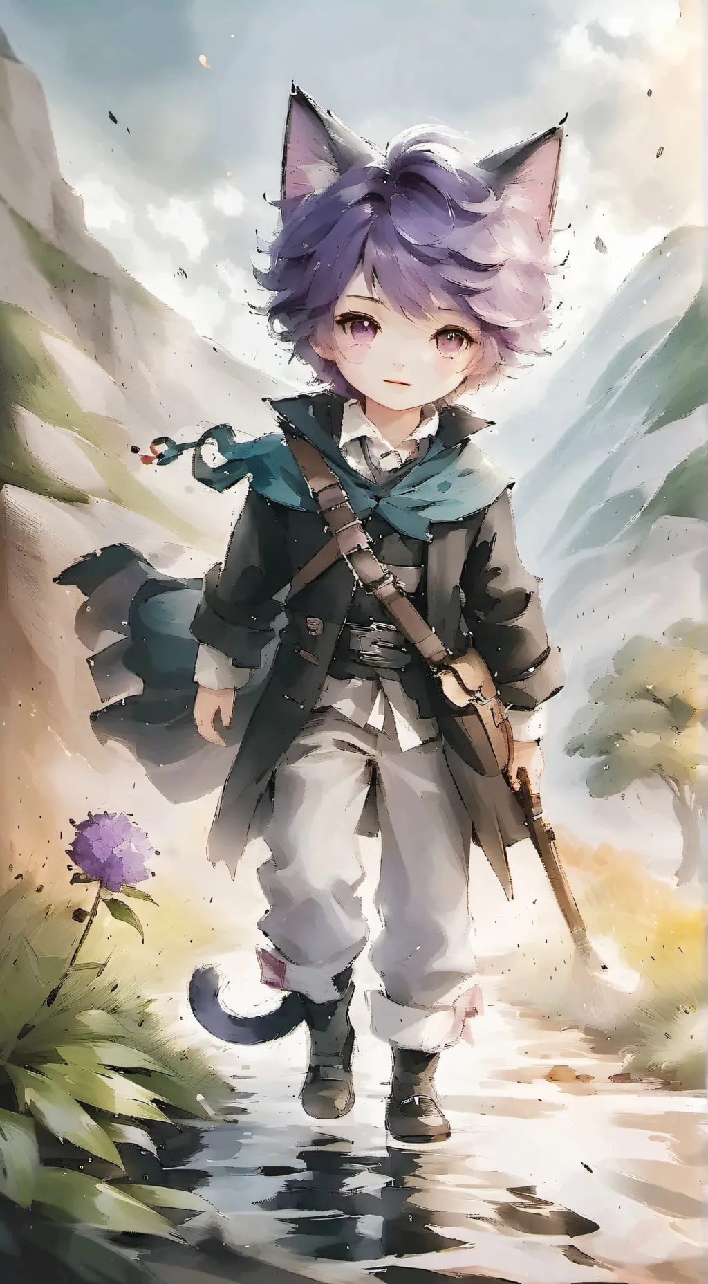 ai character: catnap! background