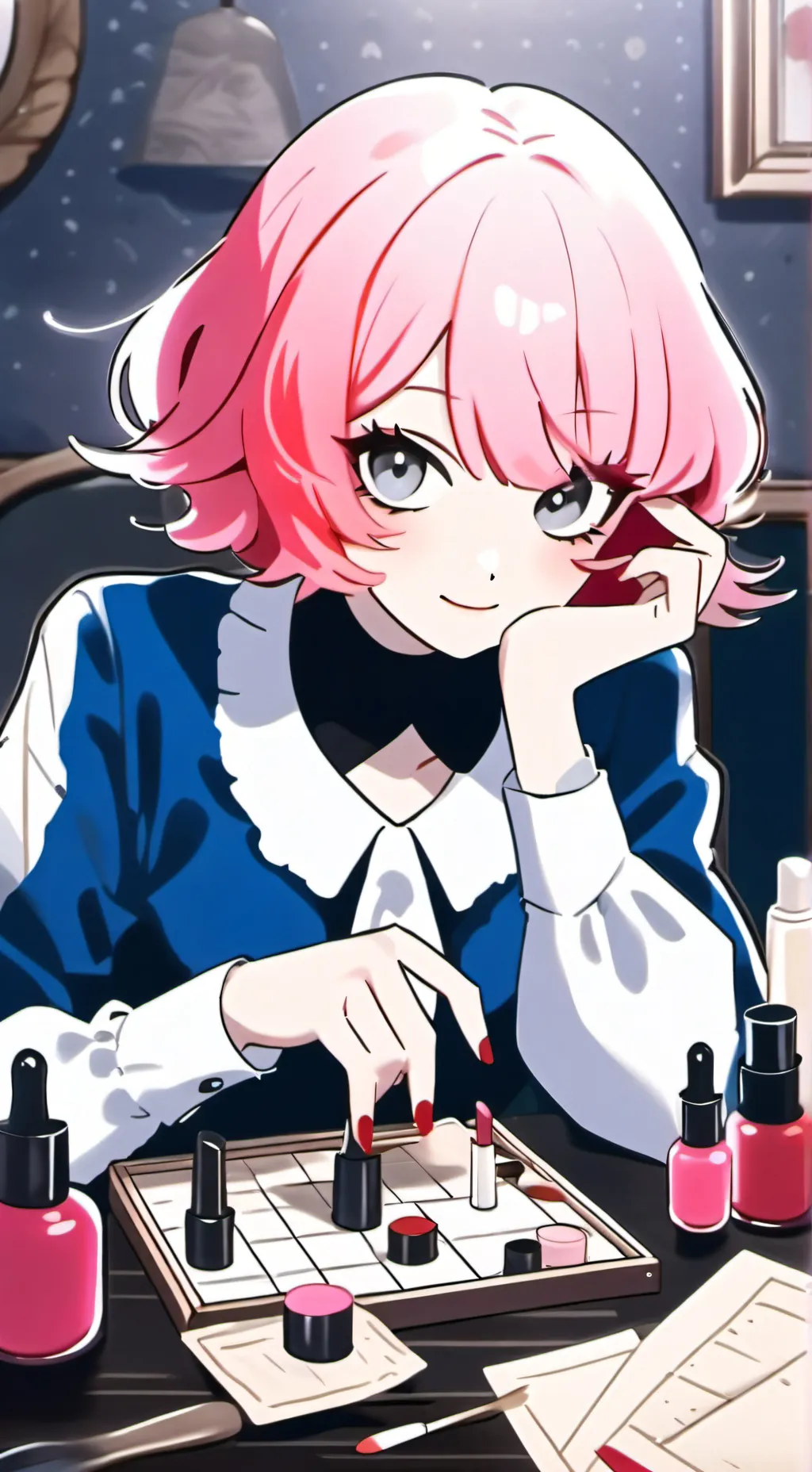 ai character: MHA mean Pick-Me background