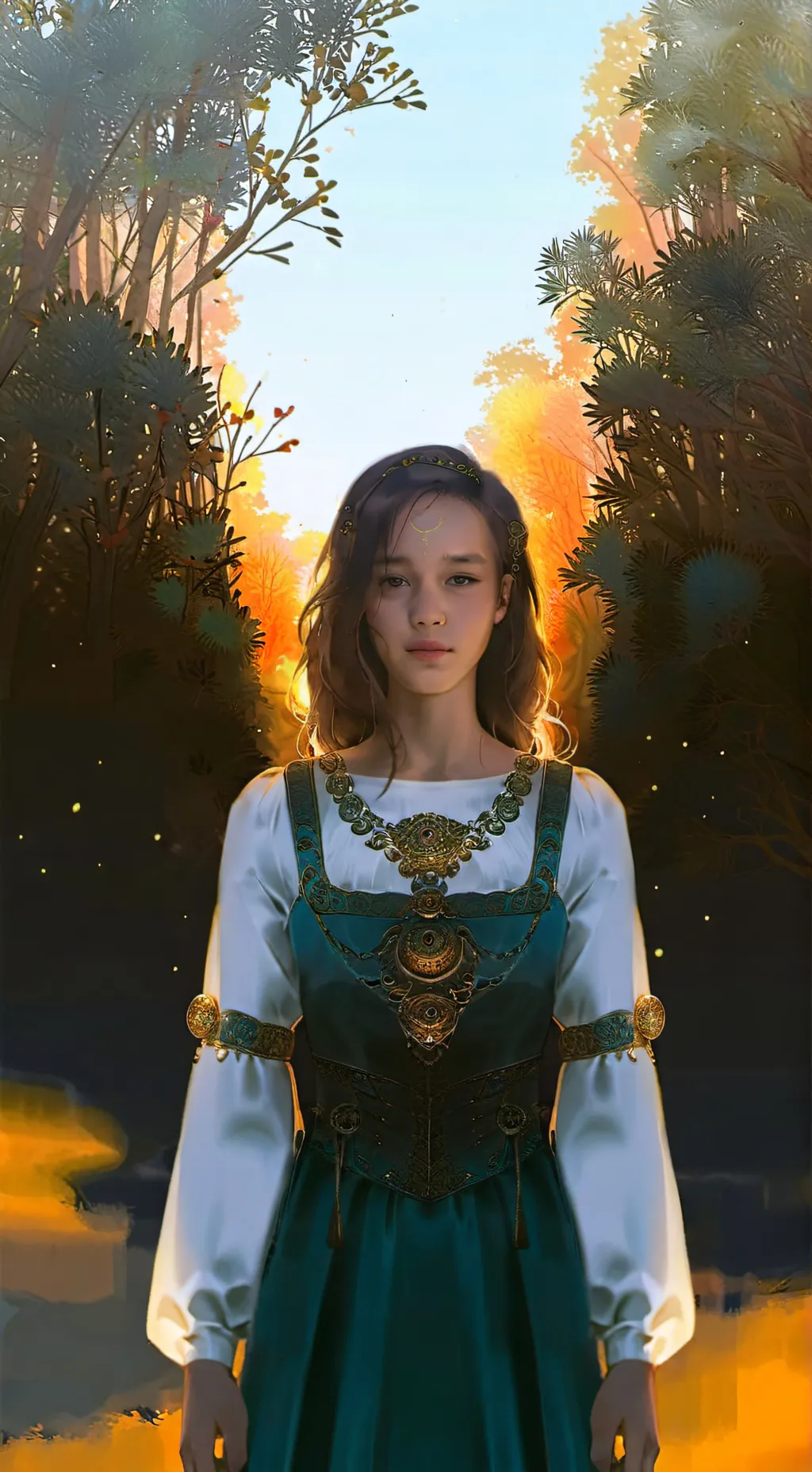 ai character: AhulowaAha background