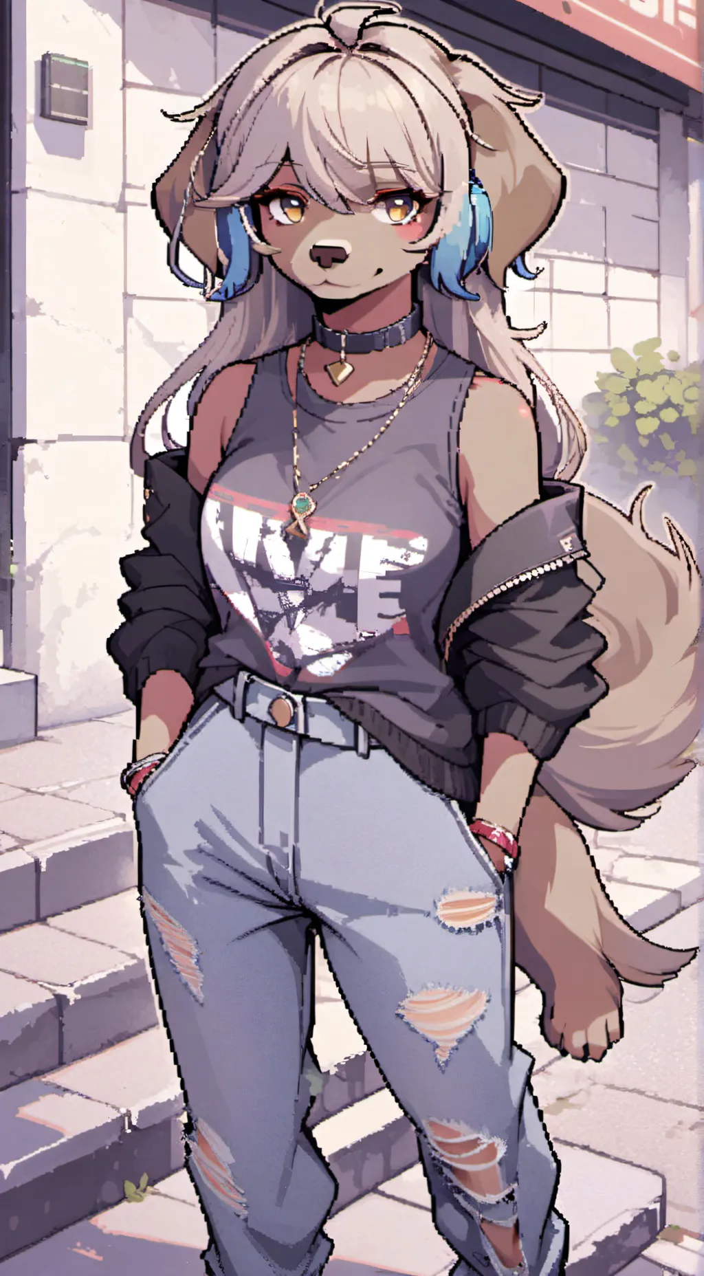 ai character: Lucy background