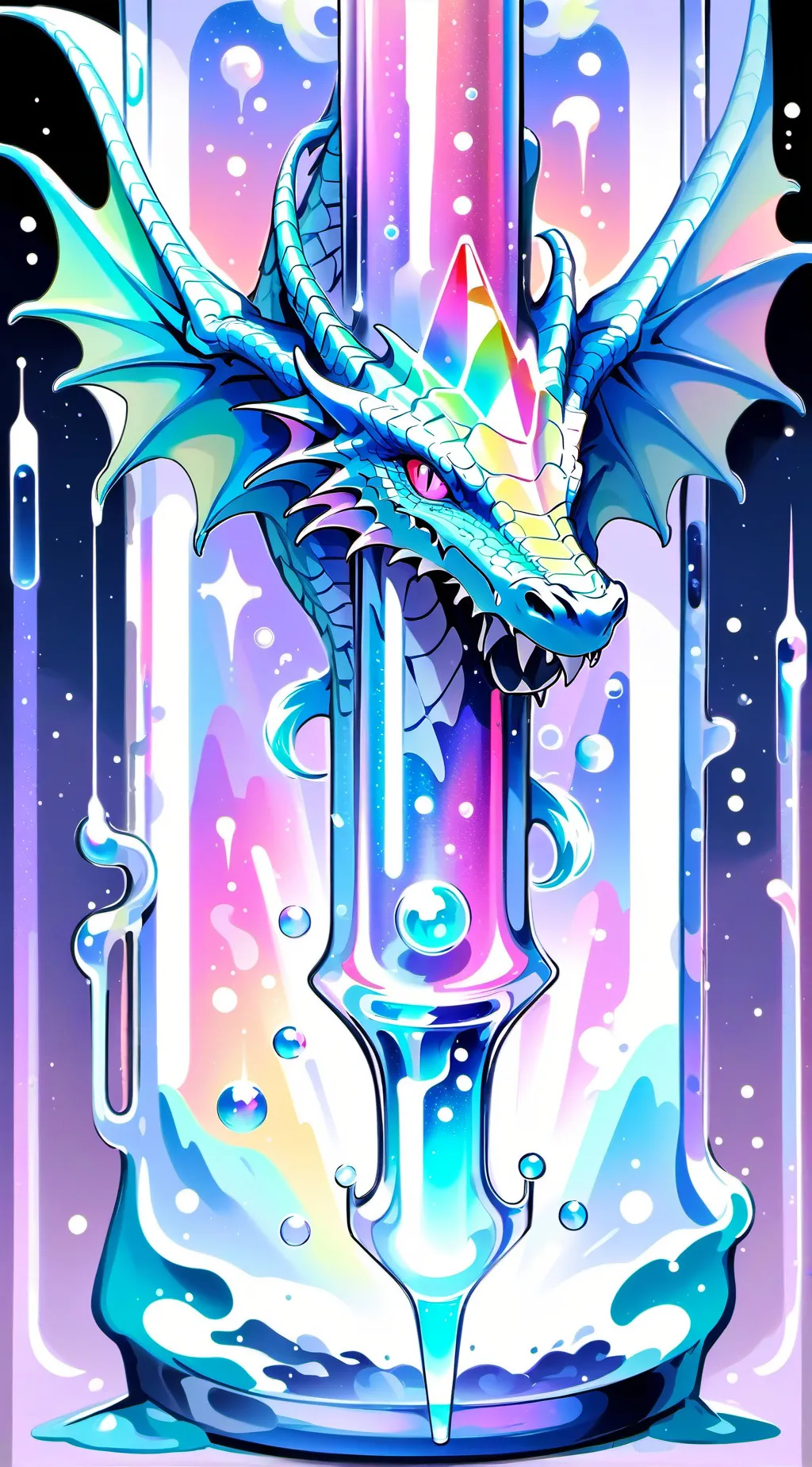 ai character: spac dragon potion background