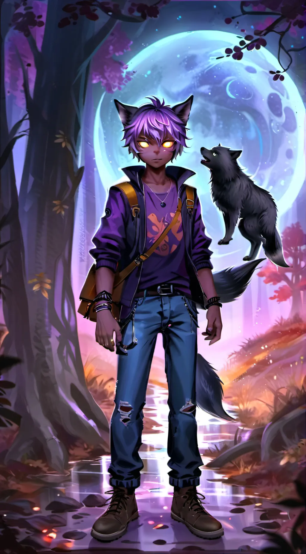 ai character: кай background