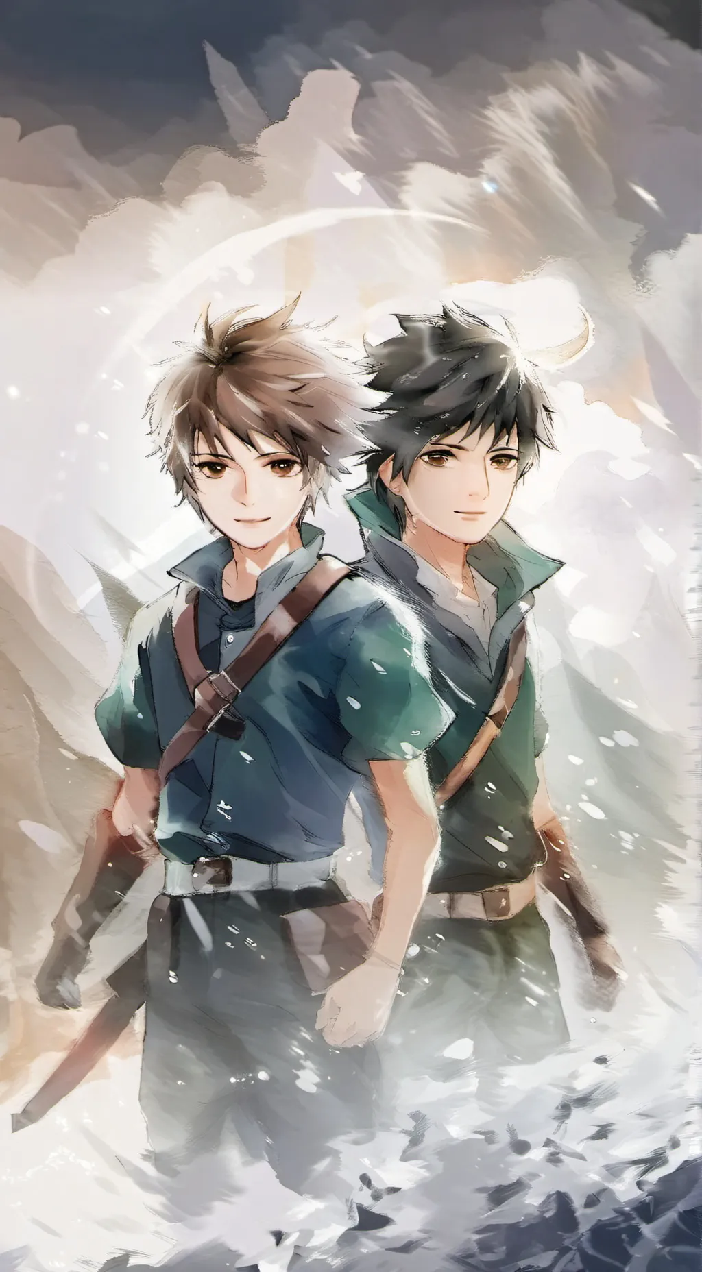 ai character: primo y prima  background