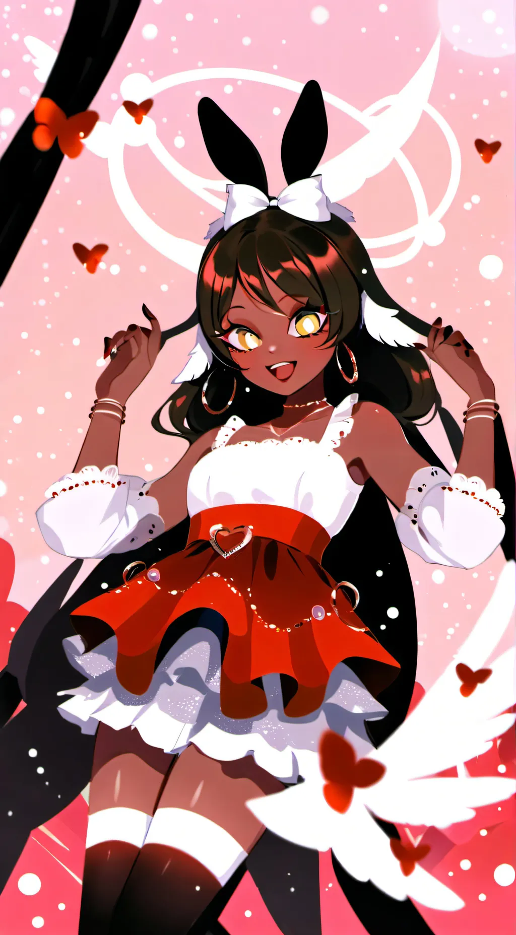 ai character: breast expansion  background