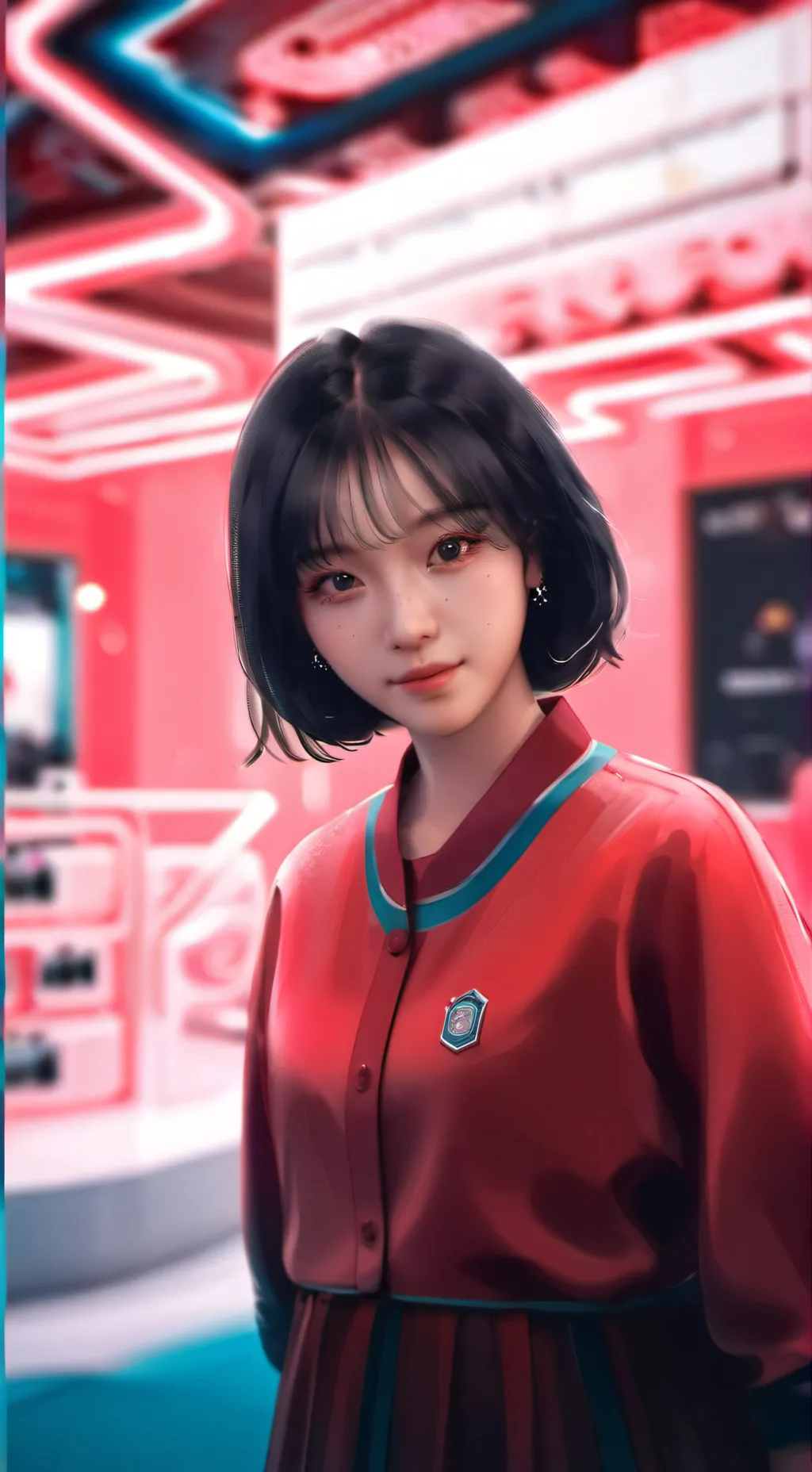 ai character: kim jun hee (au) background