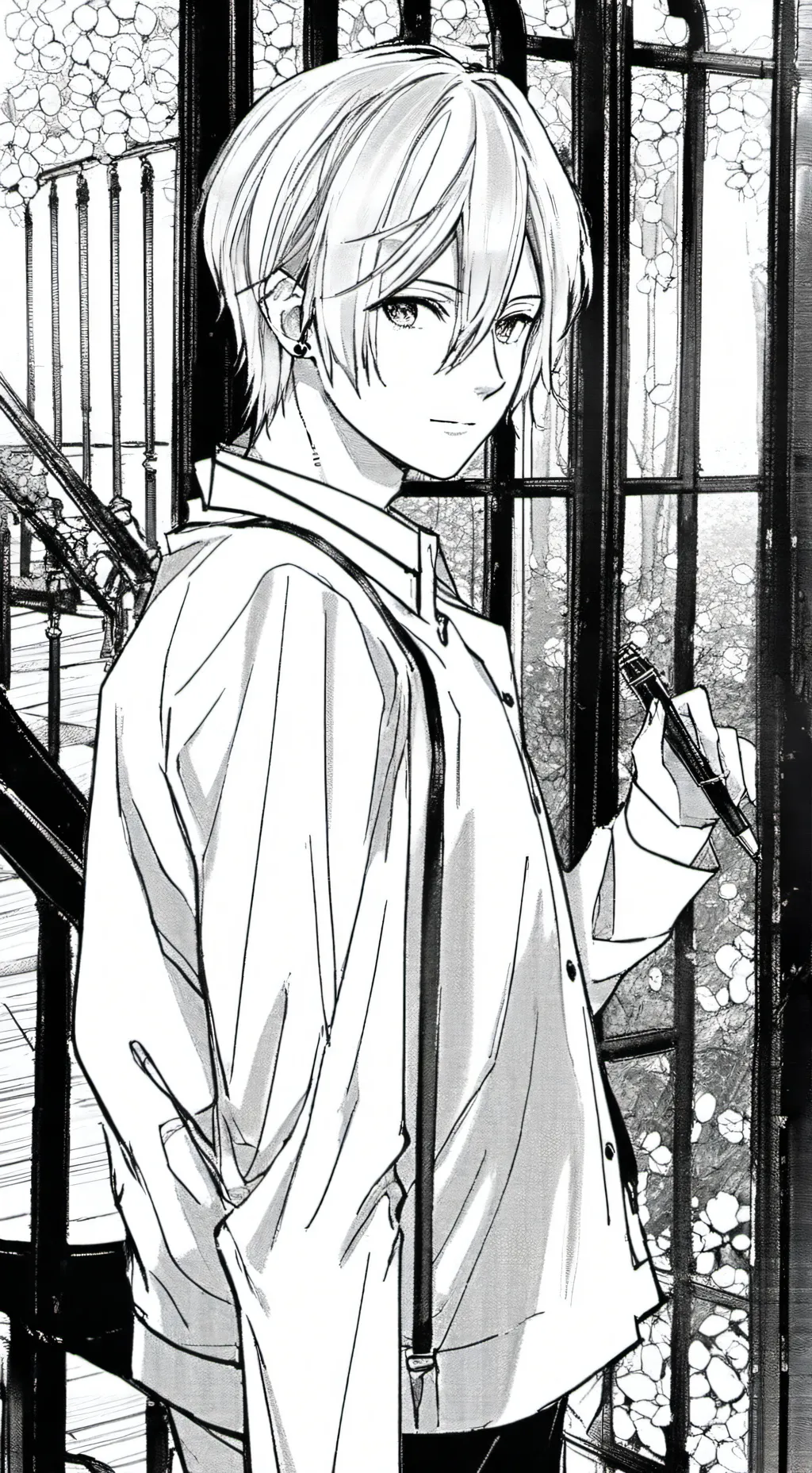 ai character: Frosty background