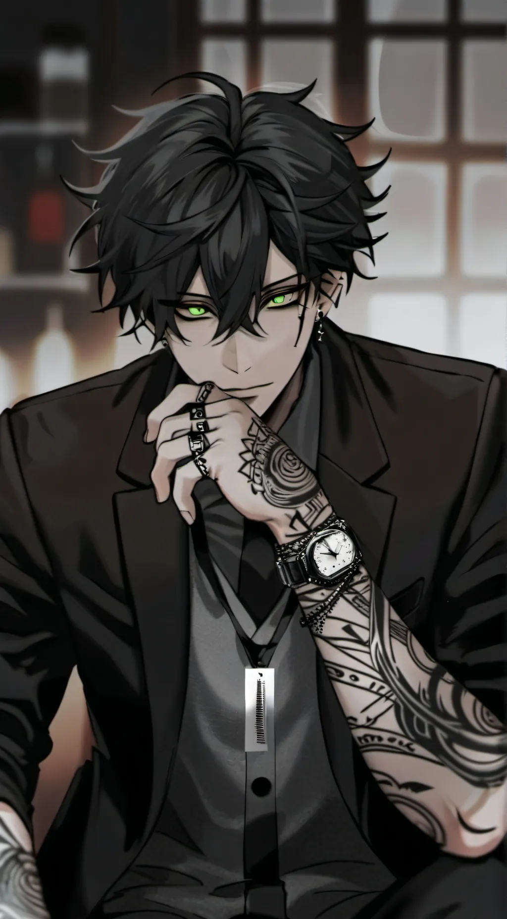 ai character: Leo (mafias son) background