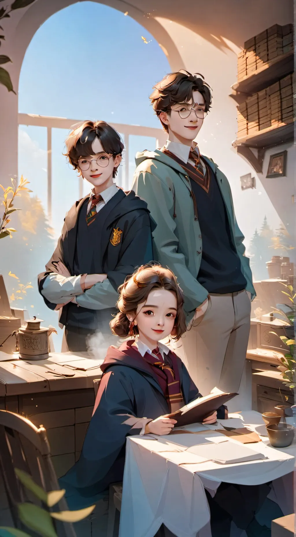 ai character: Harry Potter's par background