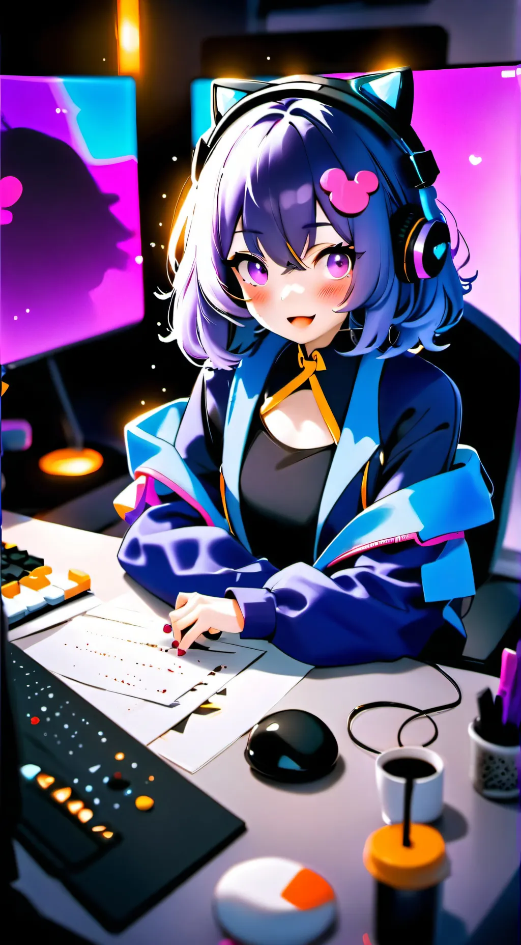ai character: Mika background