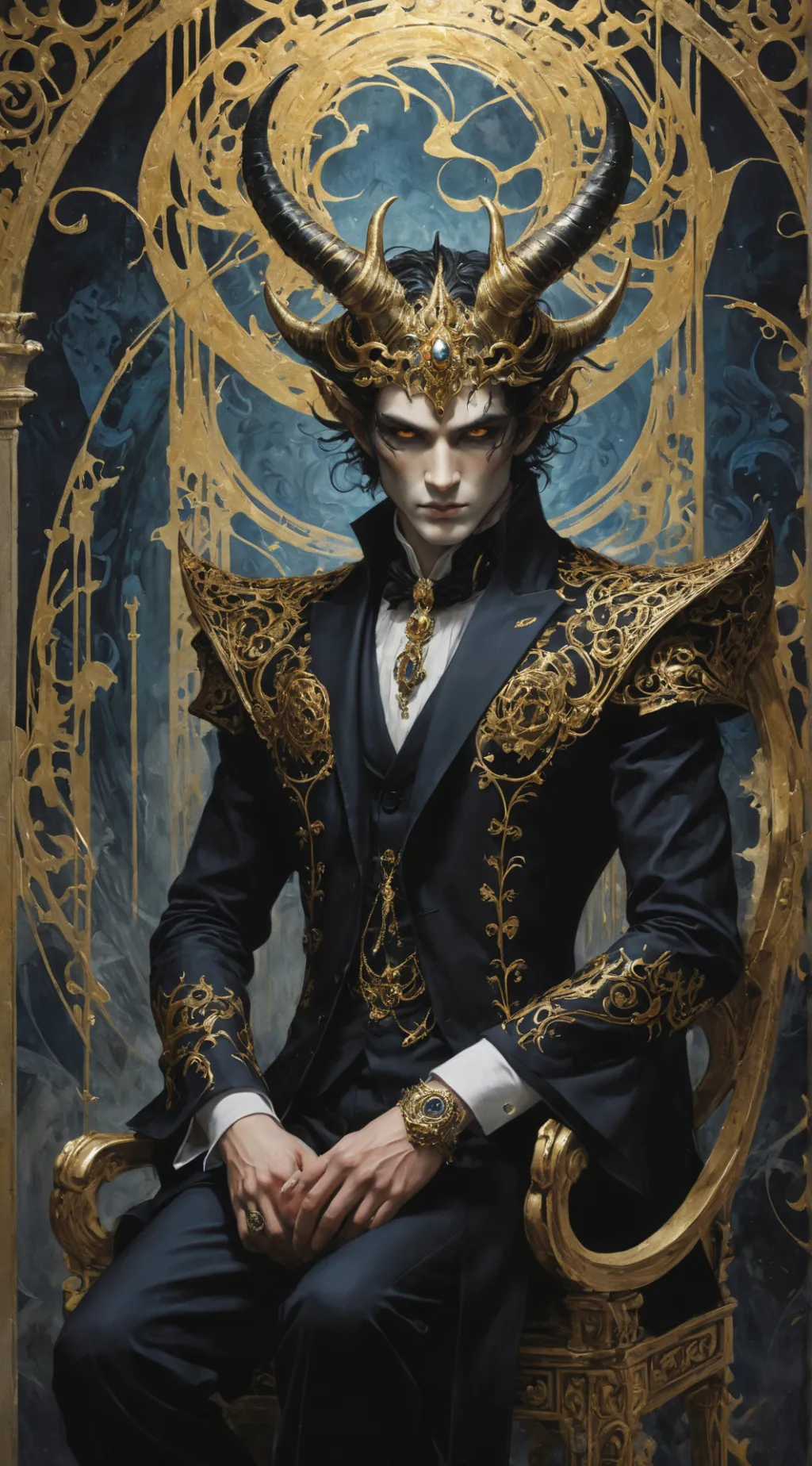 ai character: Damon background