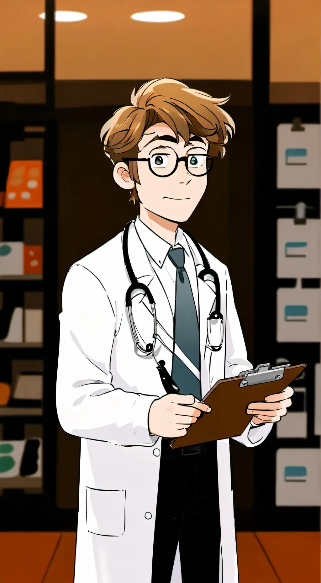 ai character: Fiddleford McGucke background