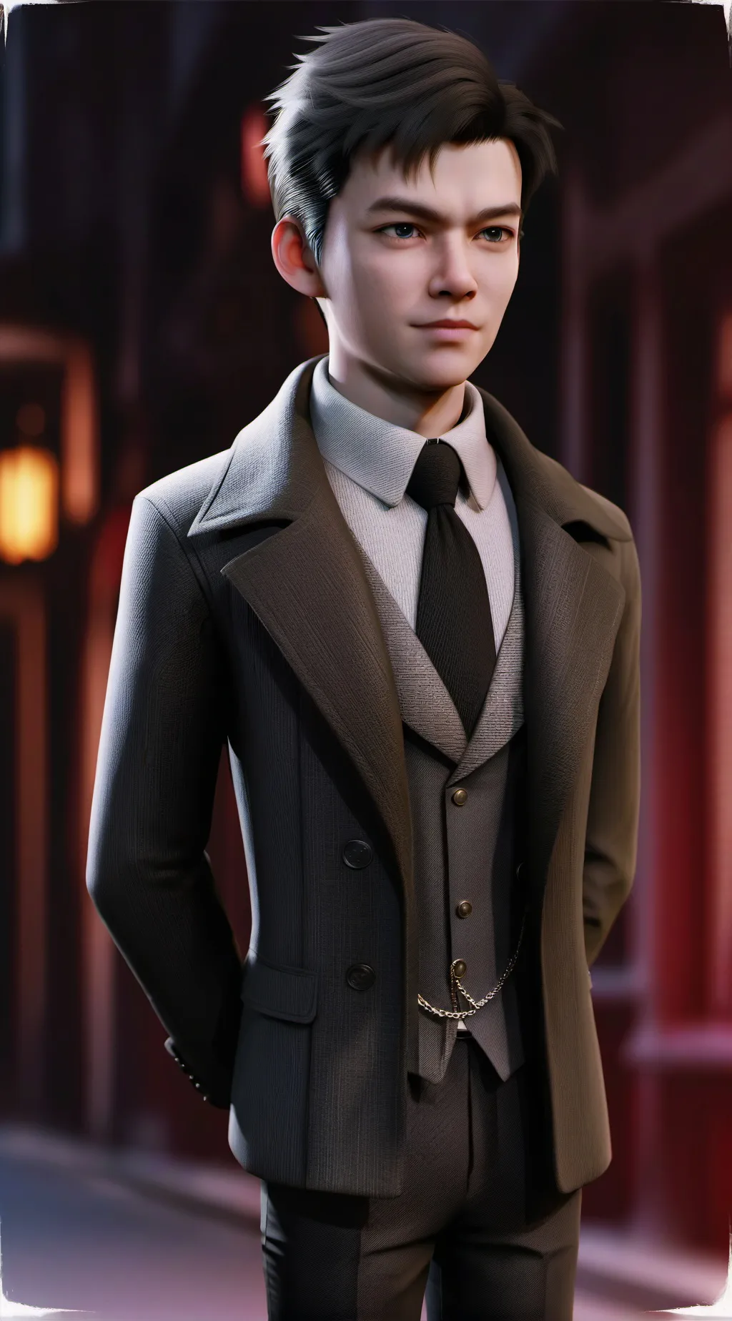 ai character: Nicholas  background