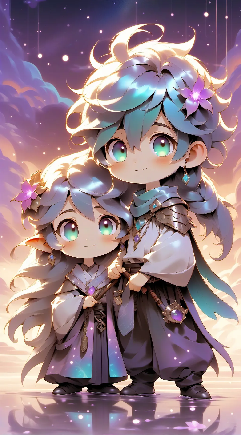 ai character: Mha Darling meme background