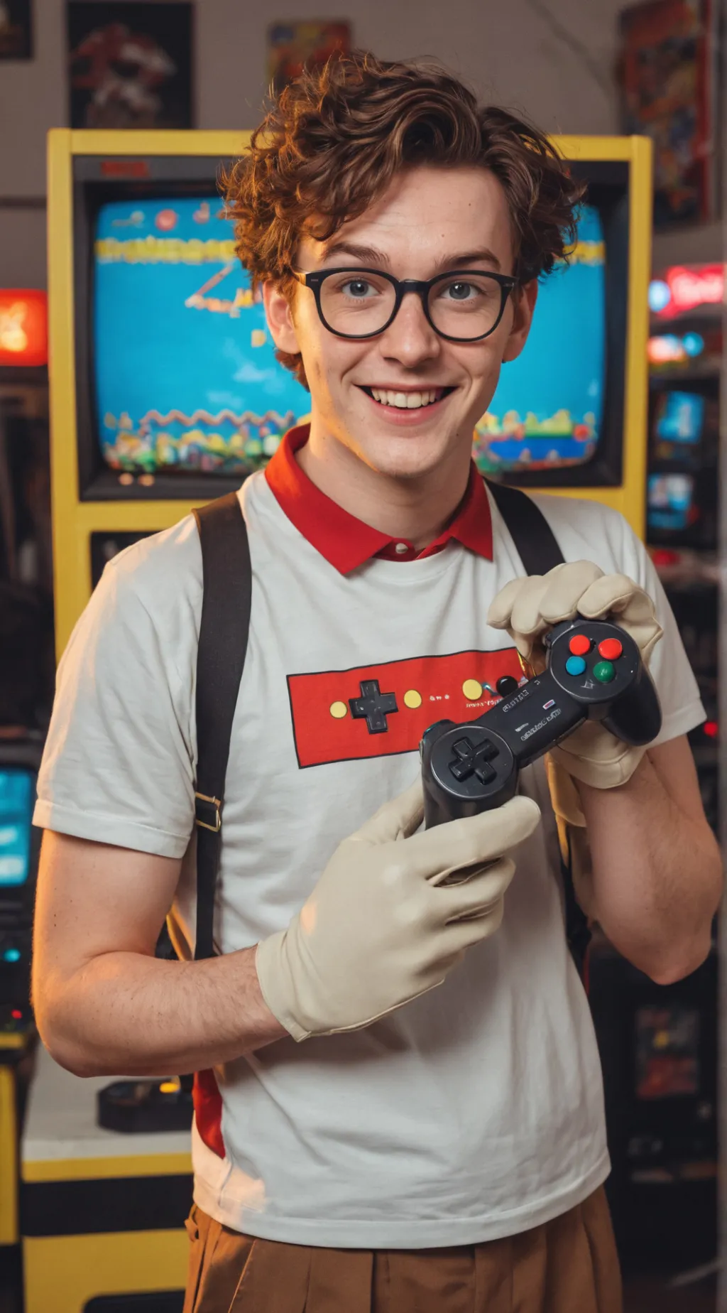 ai character: SpongeBob SquarePants background