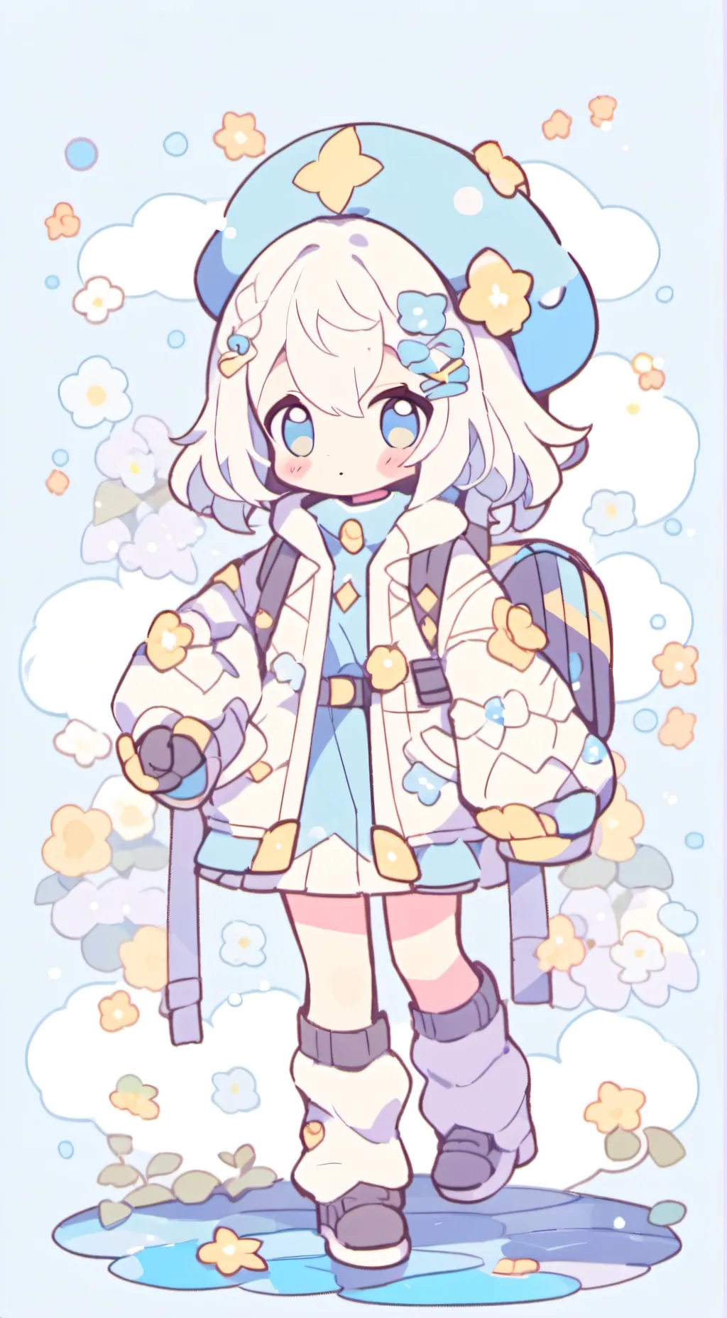 ai character: Daniela  background