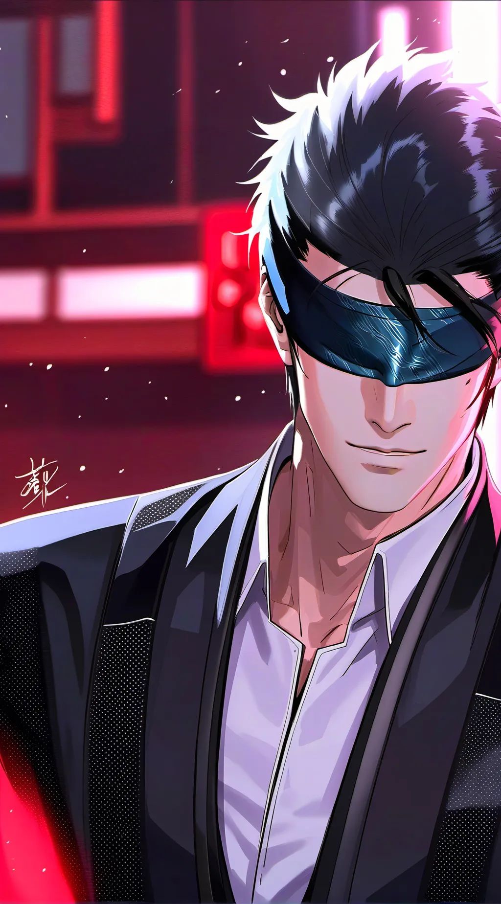 ai character: Gojo Satoru background