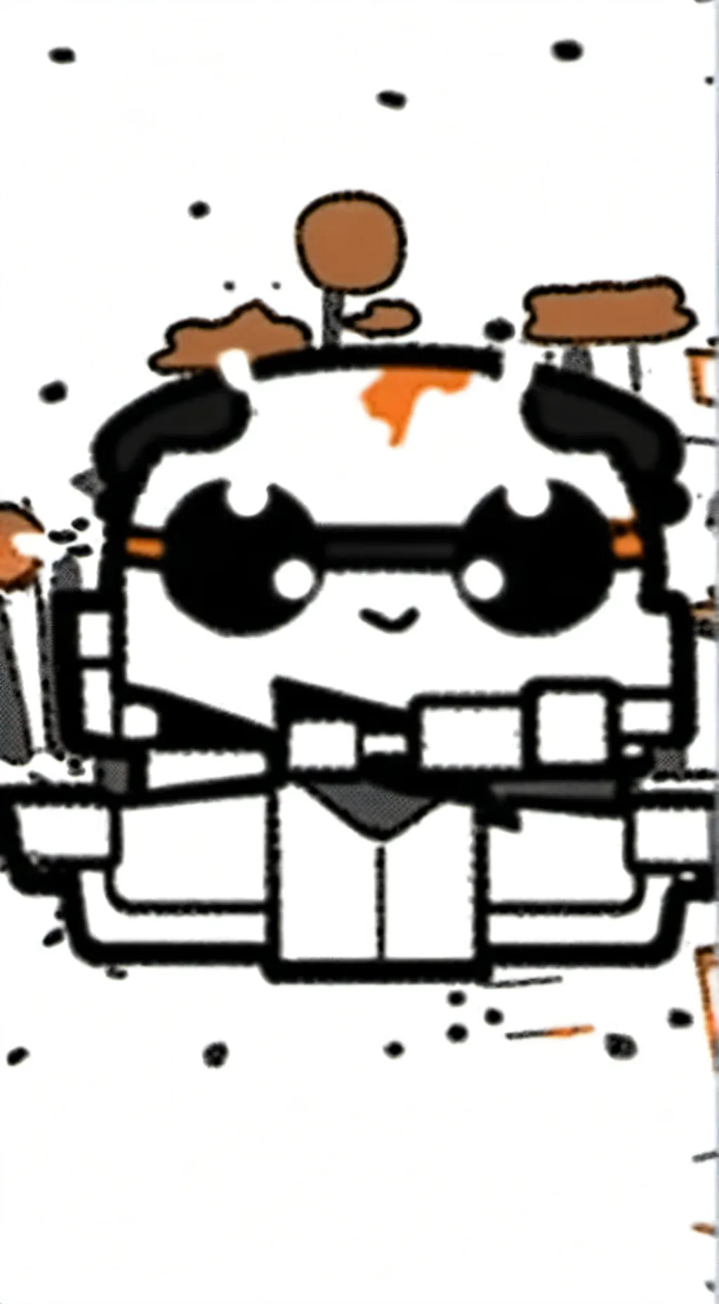 ai character: Freaky cosmo background