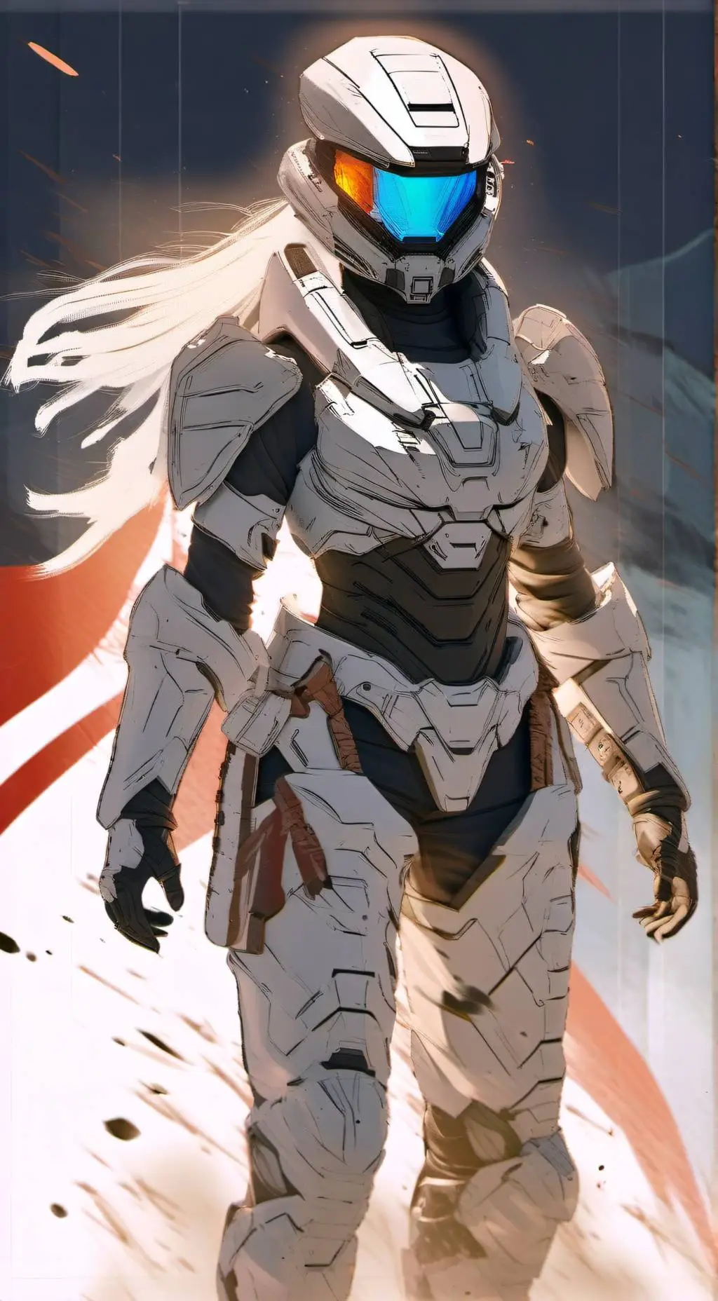 ai character: VISOR-115 background