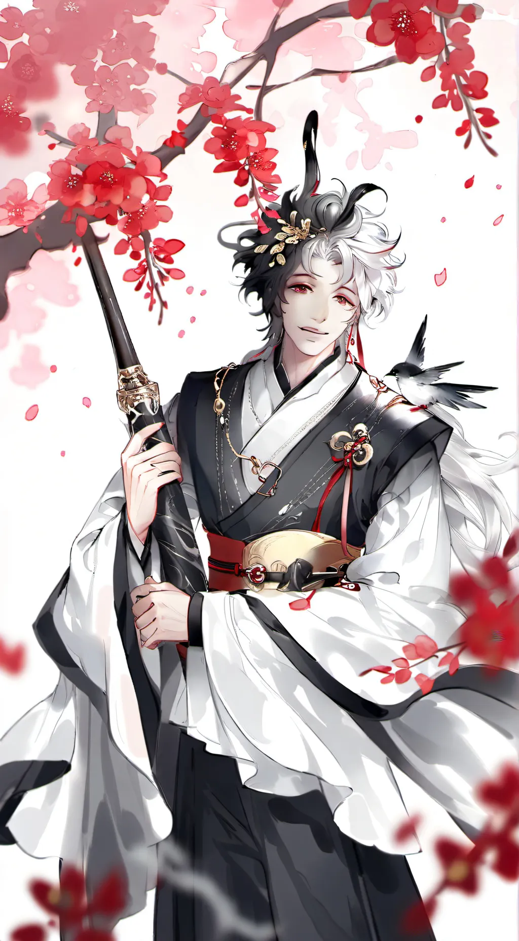 ai character: Sakura background