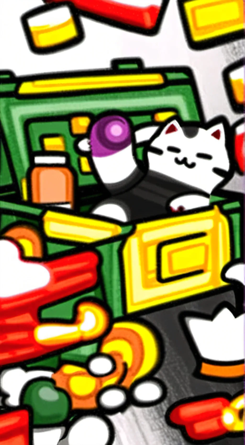 ai character: the burgle cats!  background