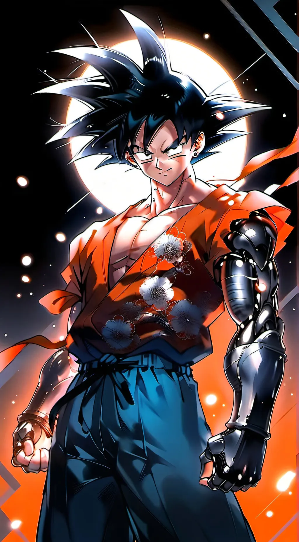 ai character: goku background