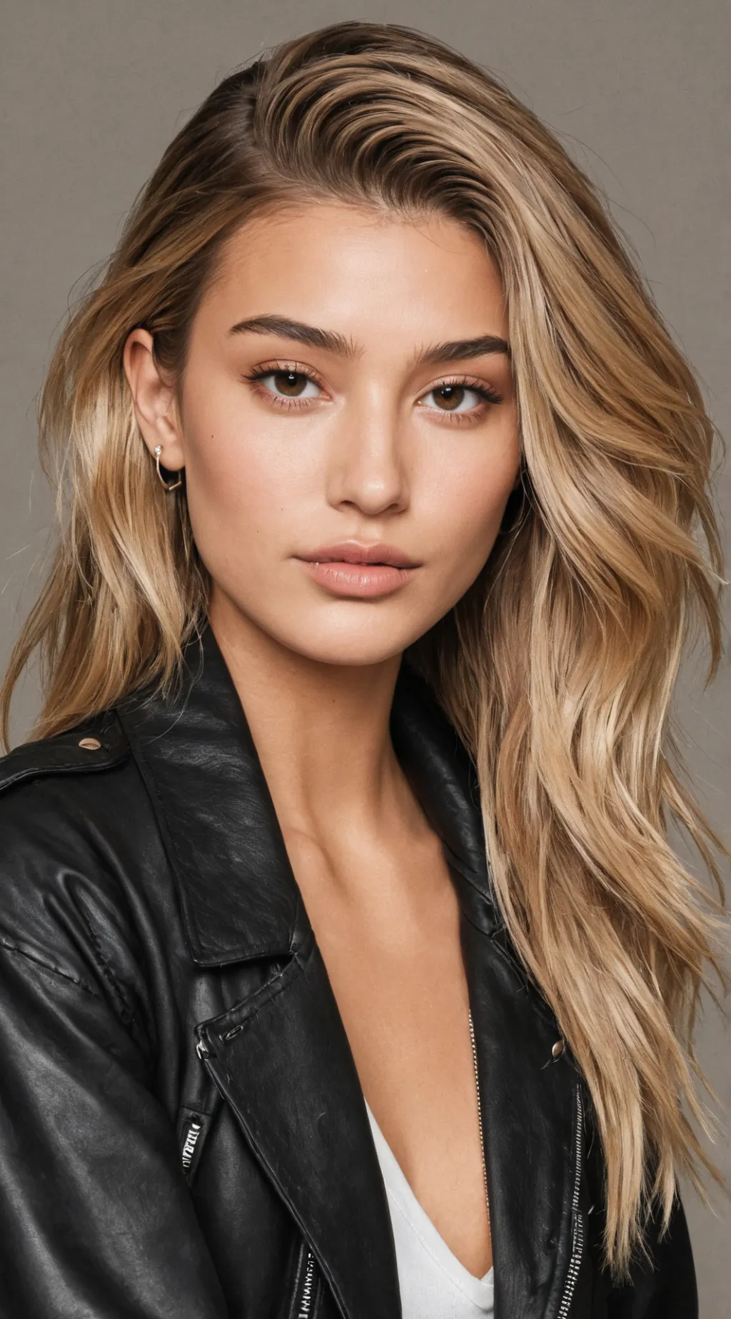 ai character: Hailey Bieber background