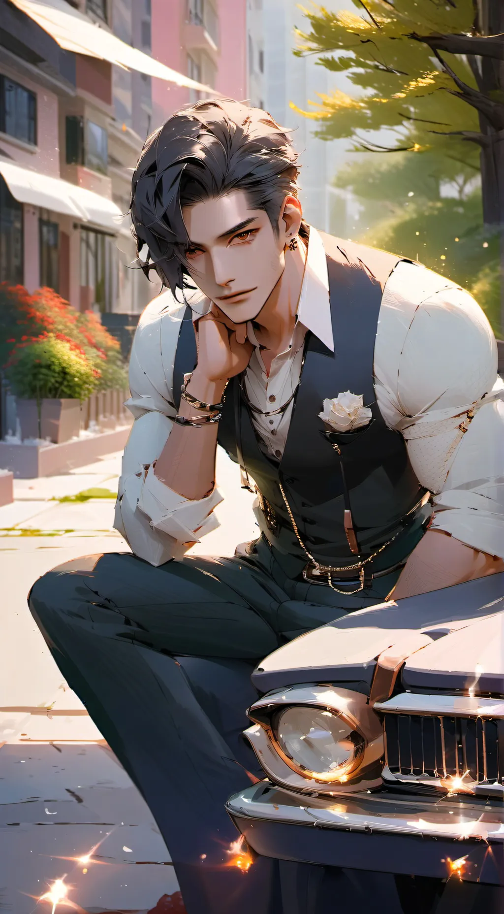 ai character: mafia husband Jake background