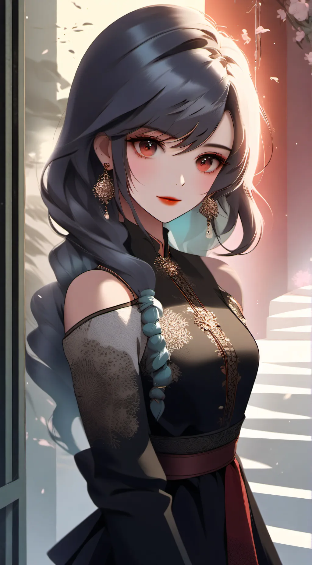 ai character: 🍵  background