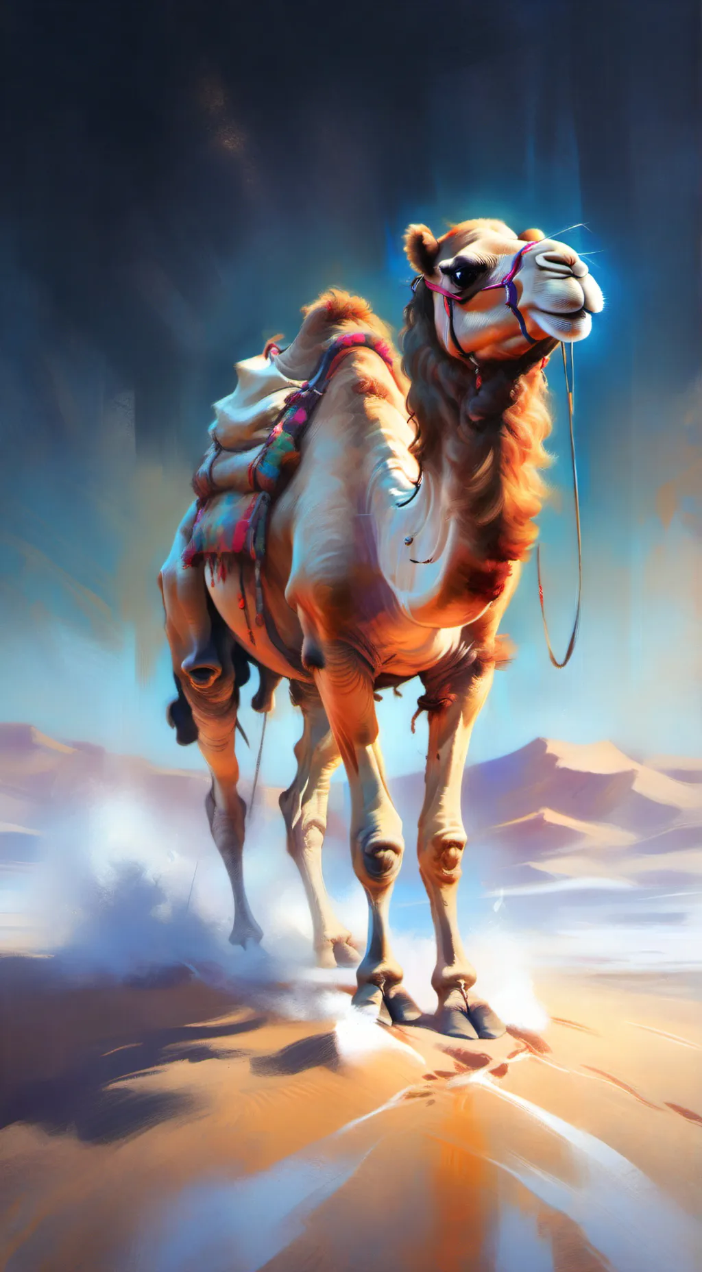 ai character: :D background