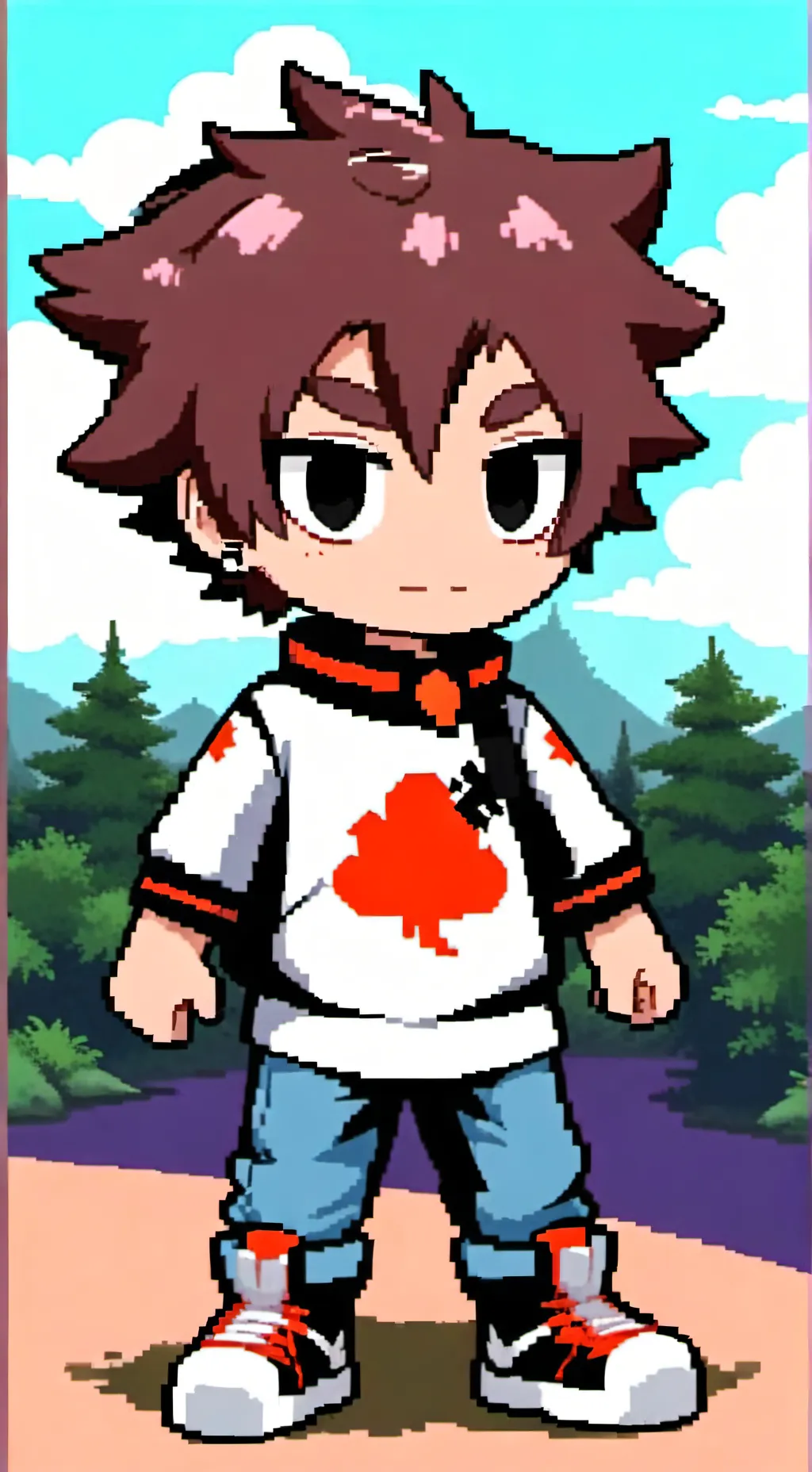 ai character: Fox gamer 😎  background