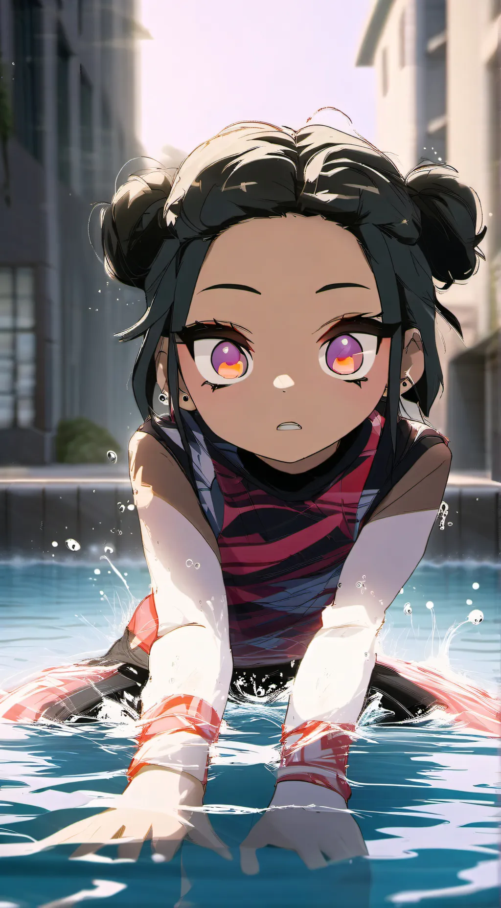 ai character: weird man background