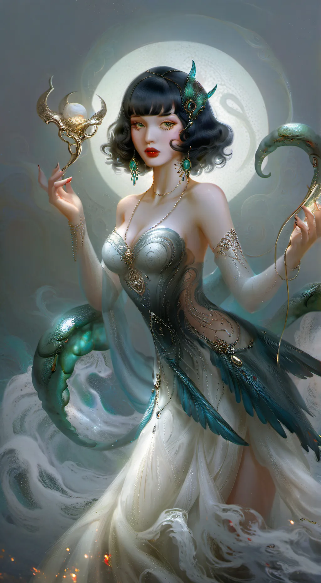 ai character: Momoko background