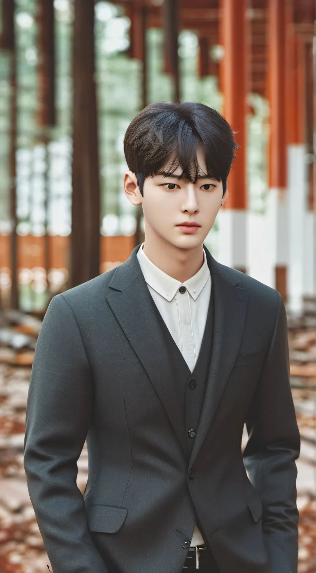 ai character: Lucas  background