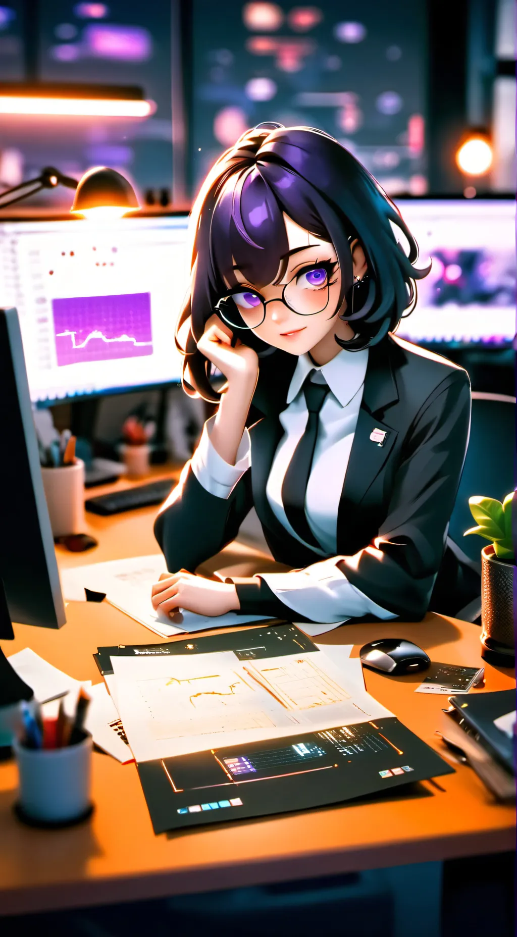 ai character: Miyuki background