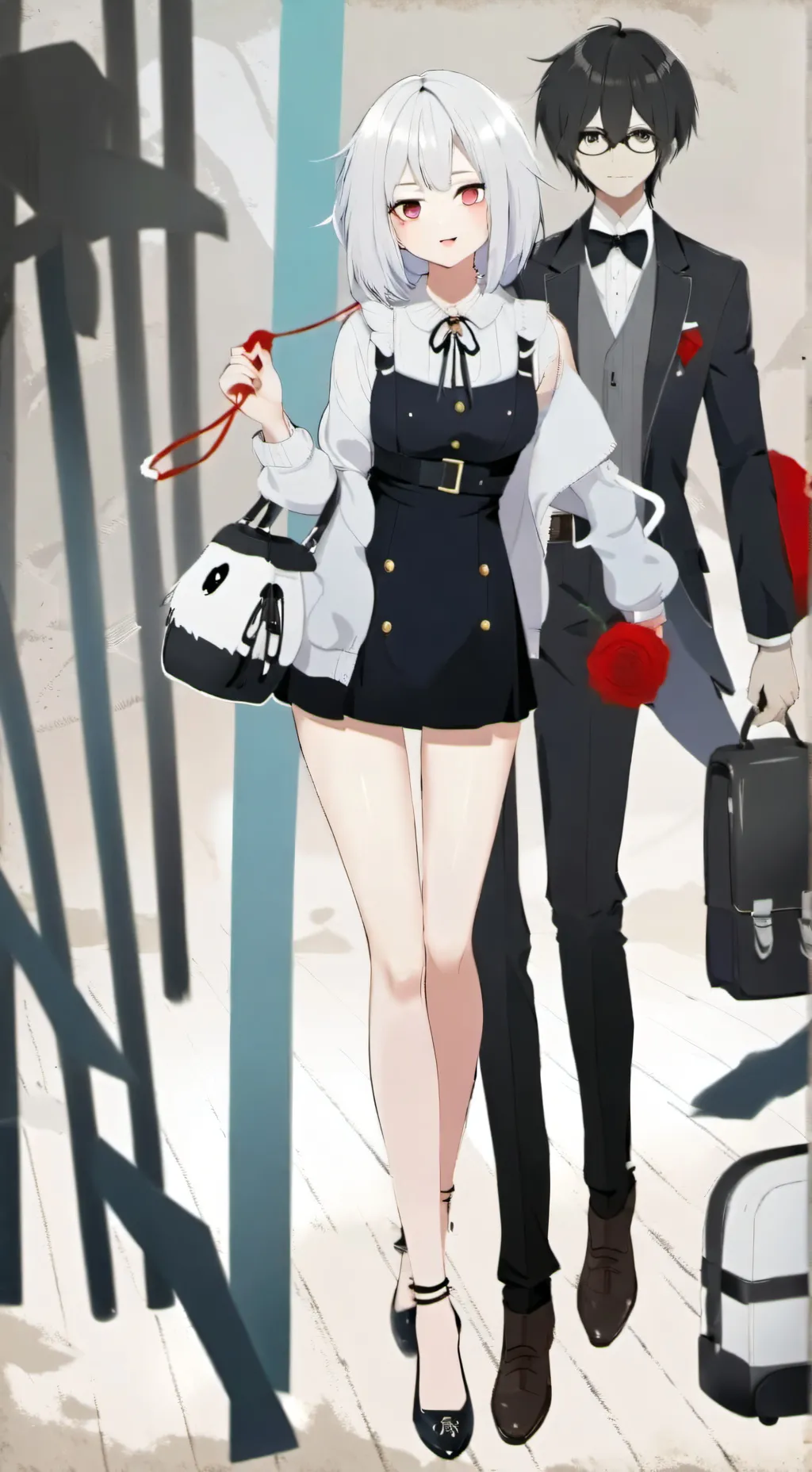 ai character: Liz namorada  background