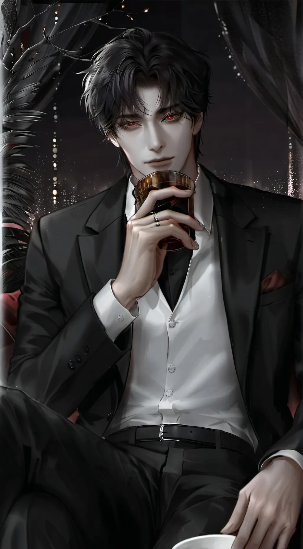 ai character: Drew Roman background