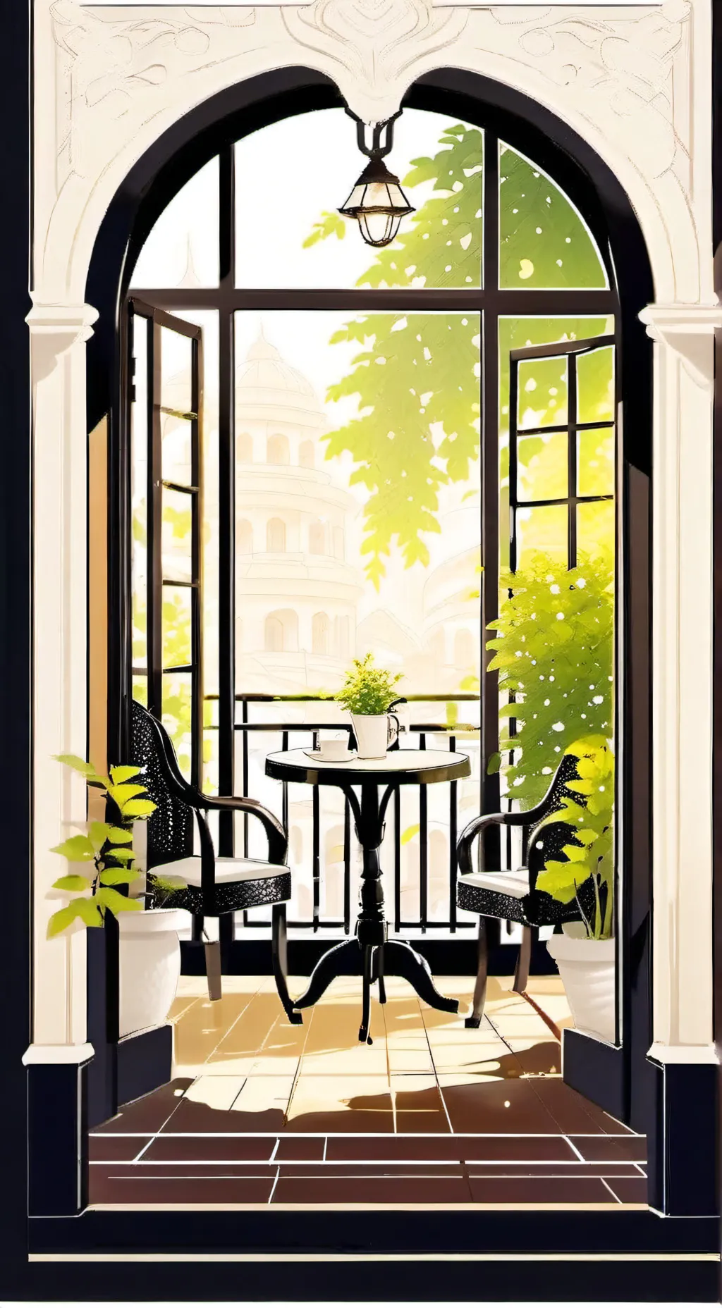 ai character: jjk cafe ★ background