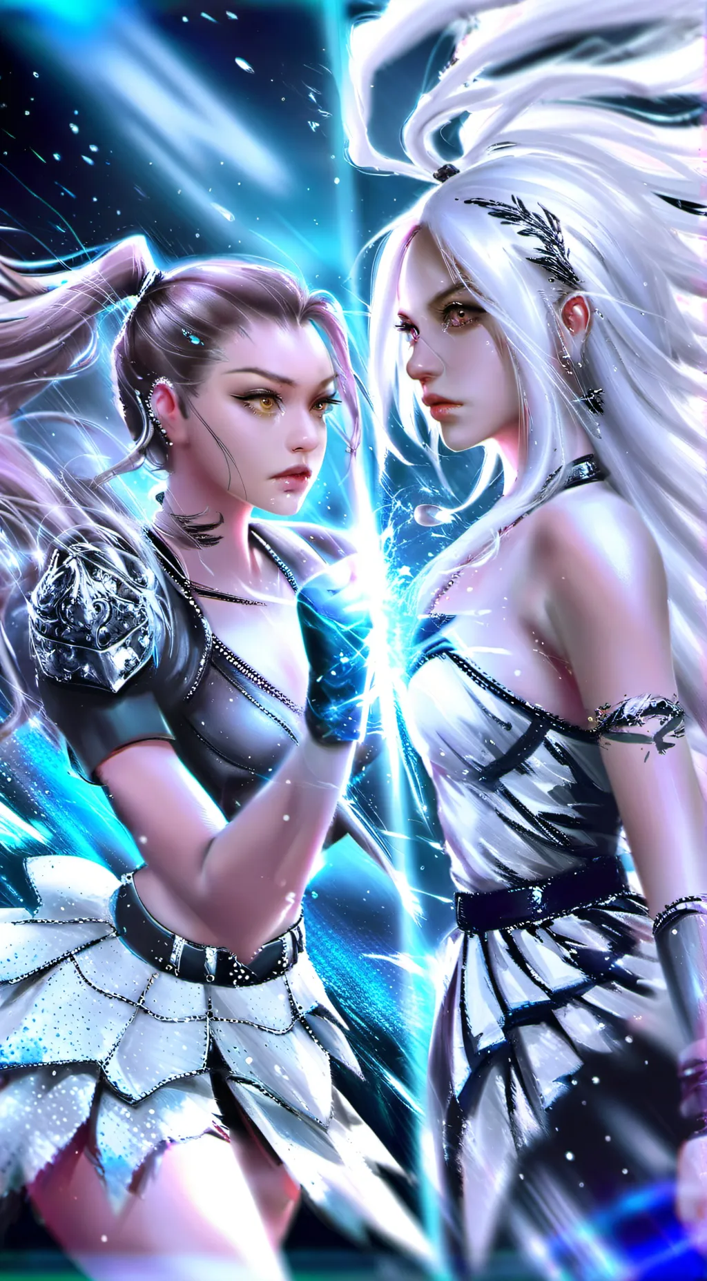 ai character: Rina Vs Olivia background