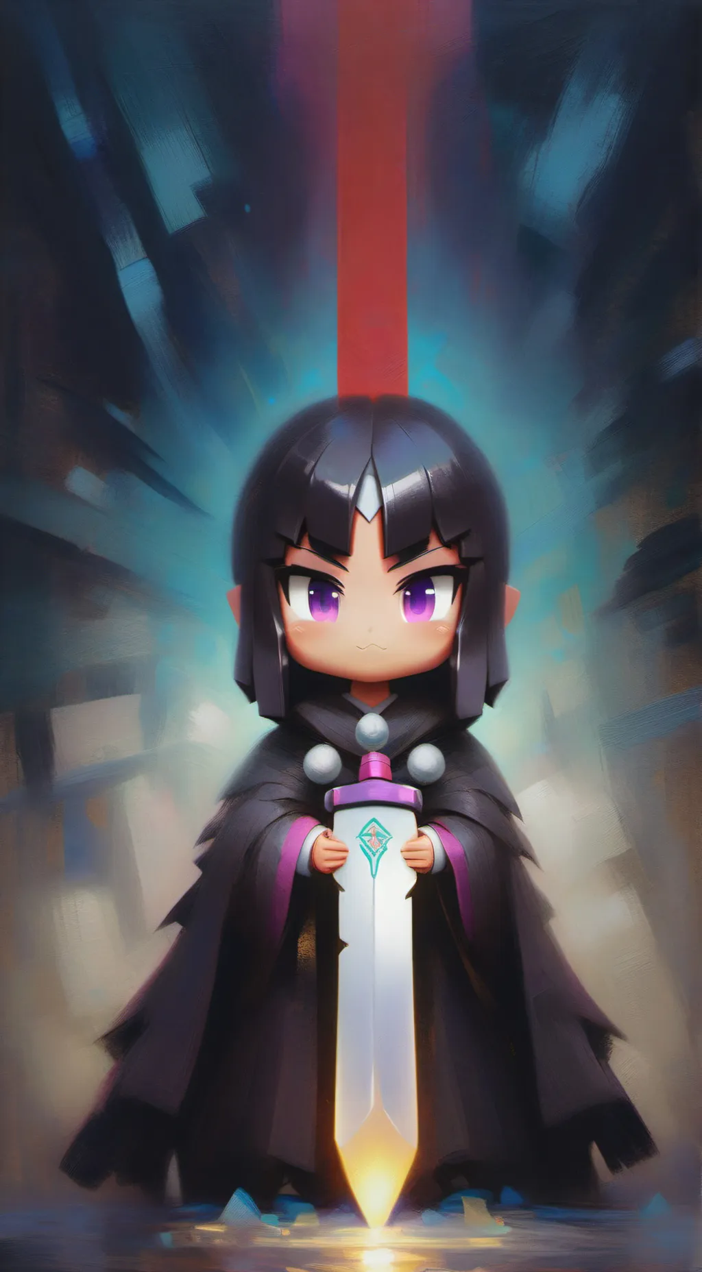 ai character: Mid background