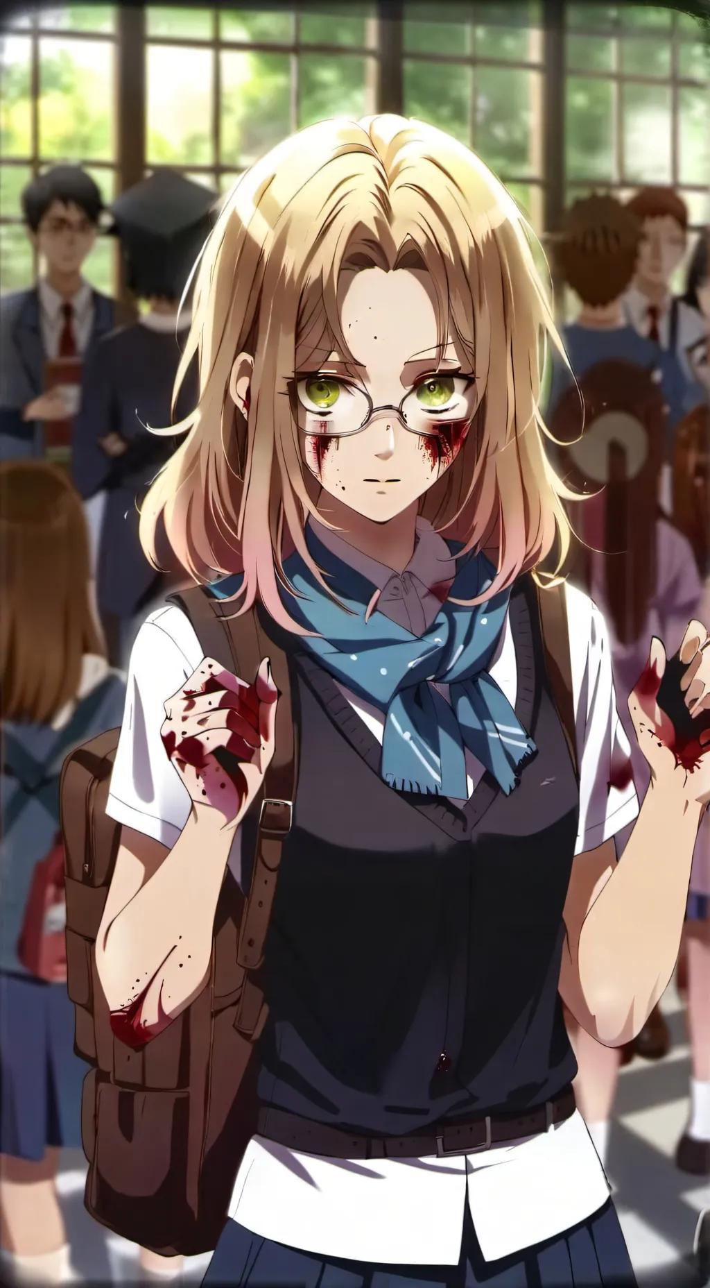 ai character: Mitsuri background