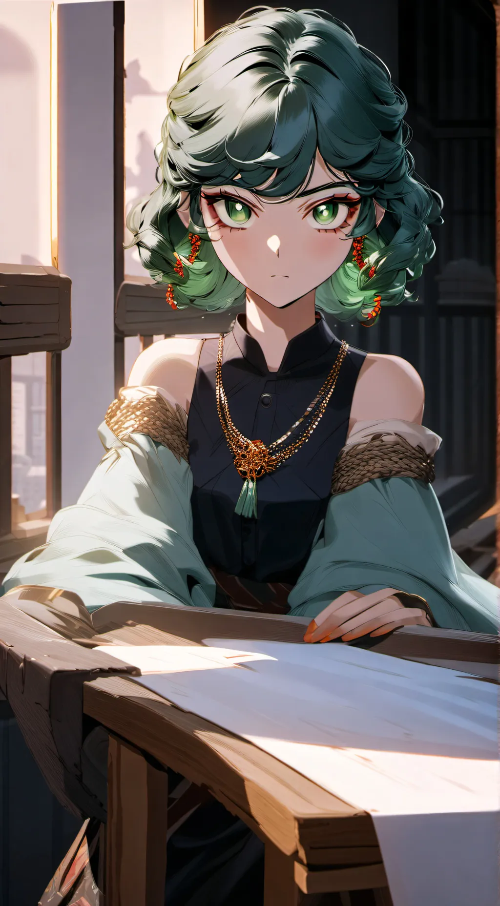 ai character: Tatsumaki background
