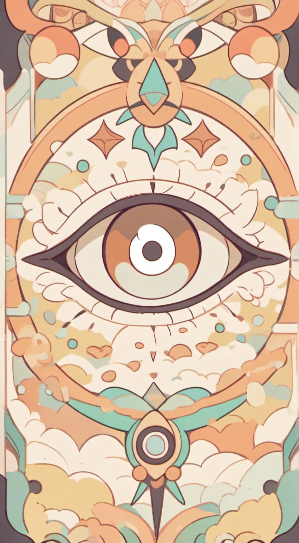 ai character: power of the eyes background