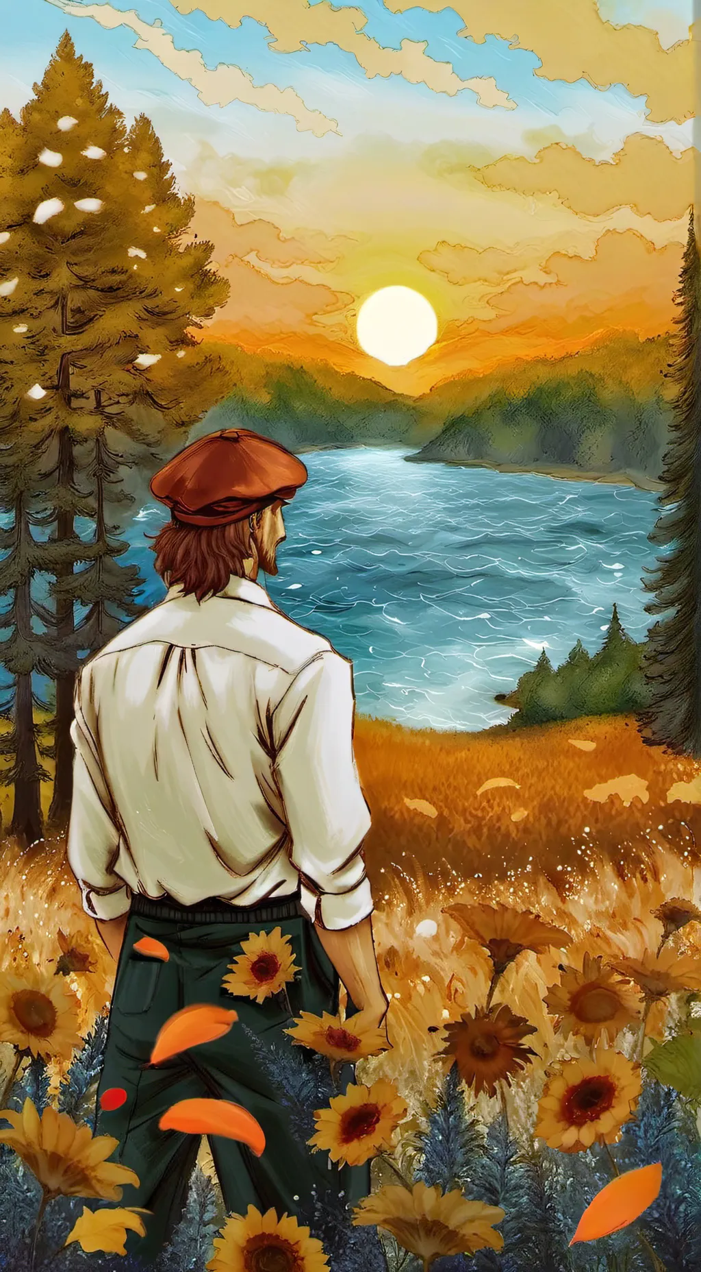 ai character: Охаё  background