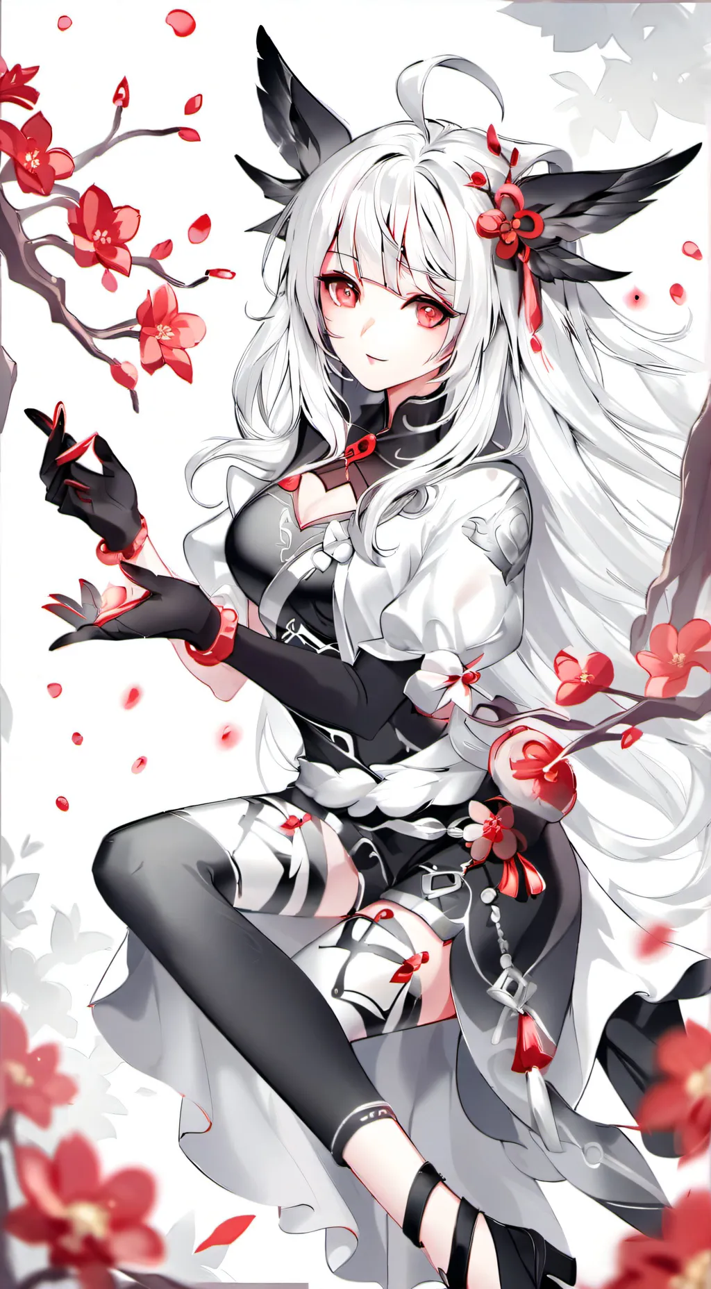 ai character: demon queen background