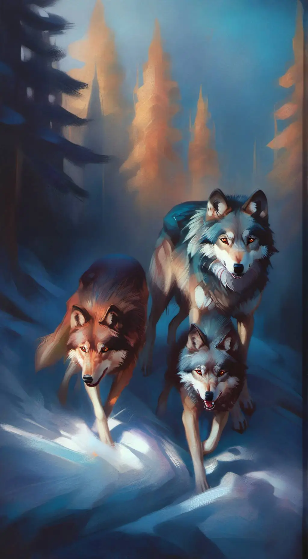 ai character: ×Wolves× background