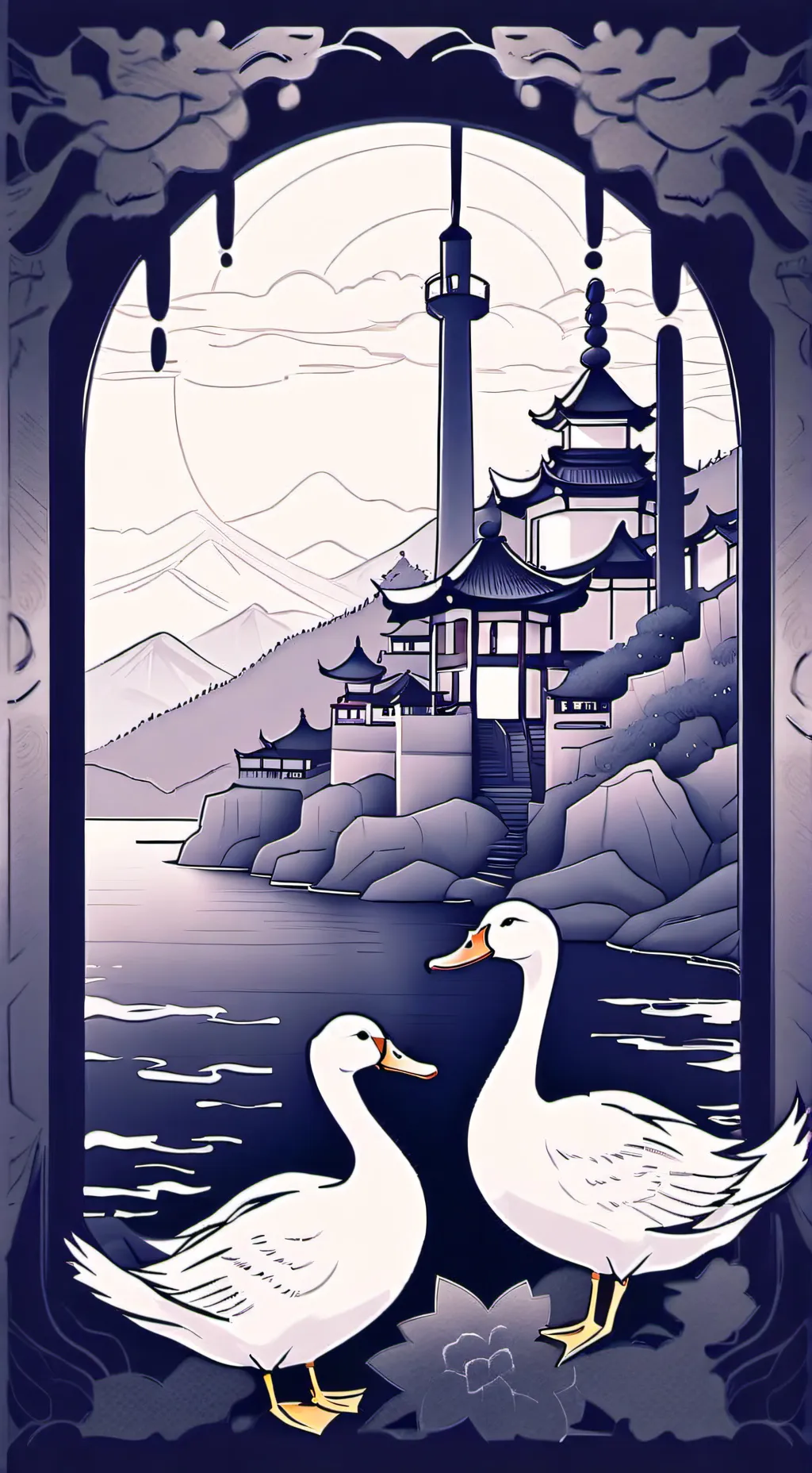 ai character: hh 🐥 background