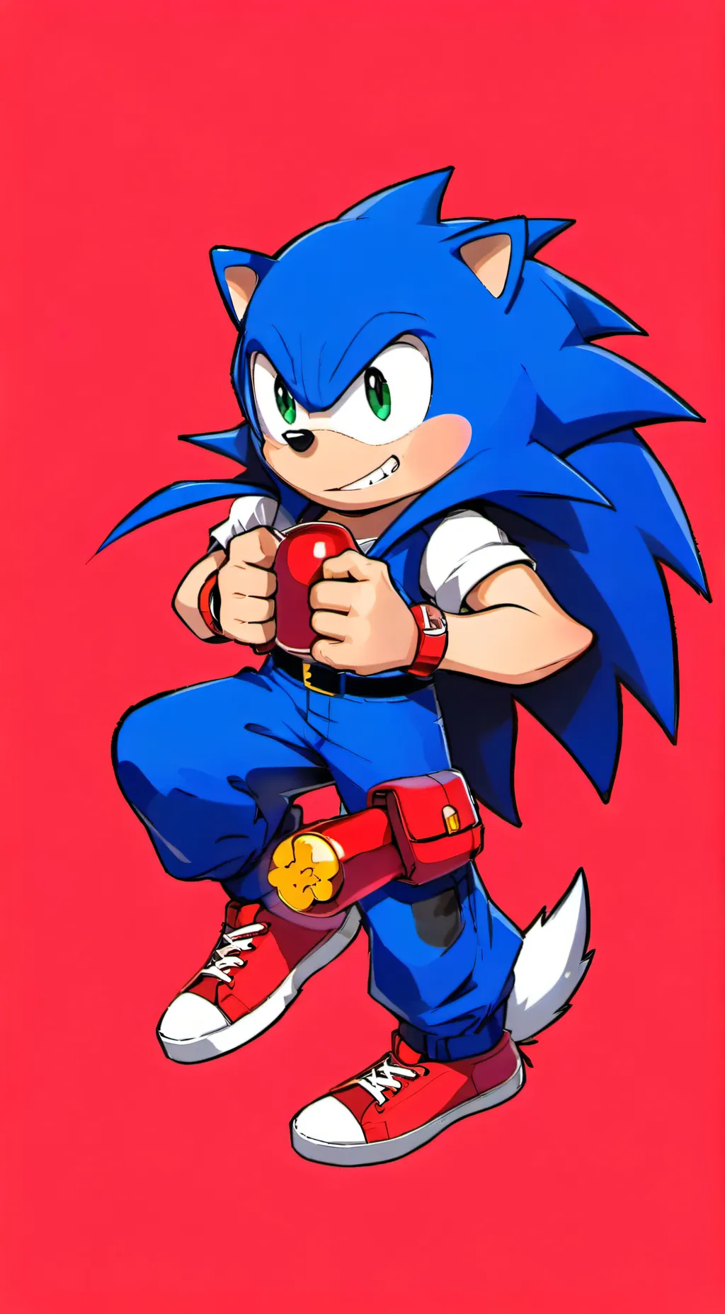 ai character: sonic au background